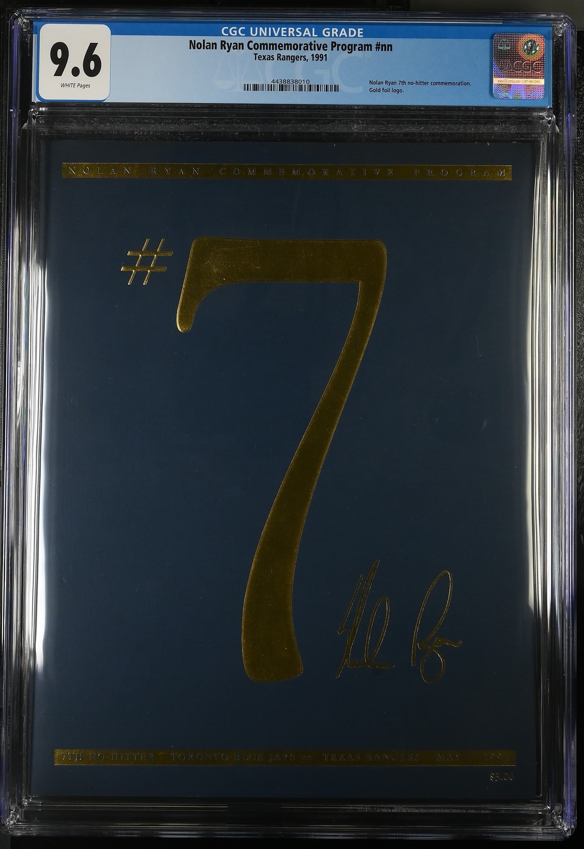 1991 Nolan Ryan – CGC 9.6