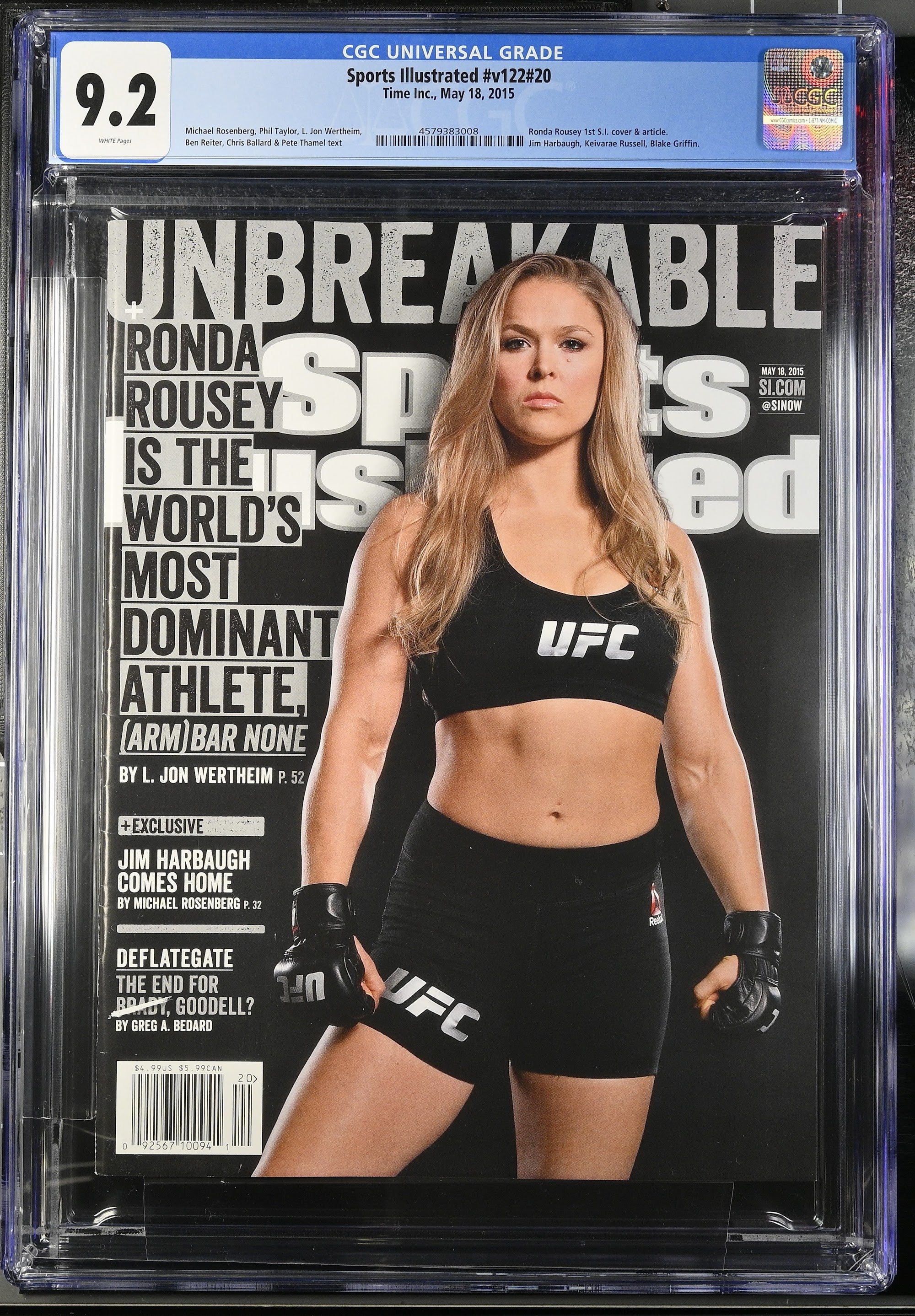 2015 Sports Illustrated 1st Cover – CGC 9.2 Newsstand