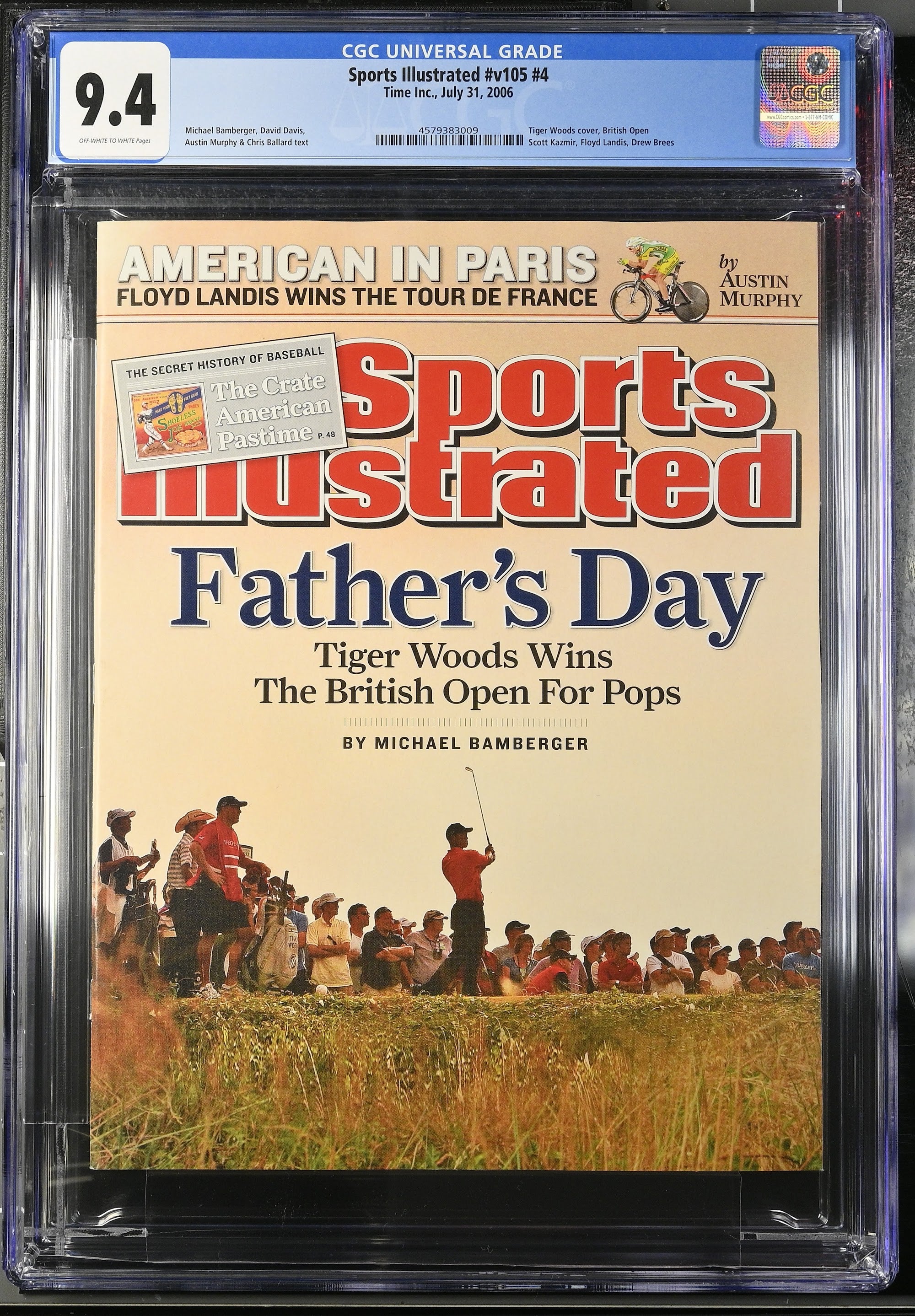 2006 Tiger Woods Sports Illustrated – CGC 9.4 Newsstand