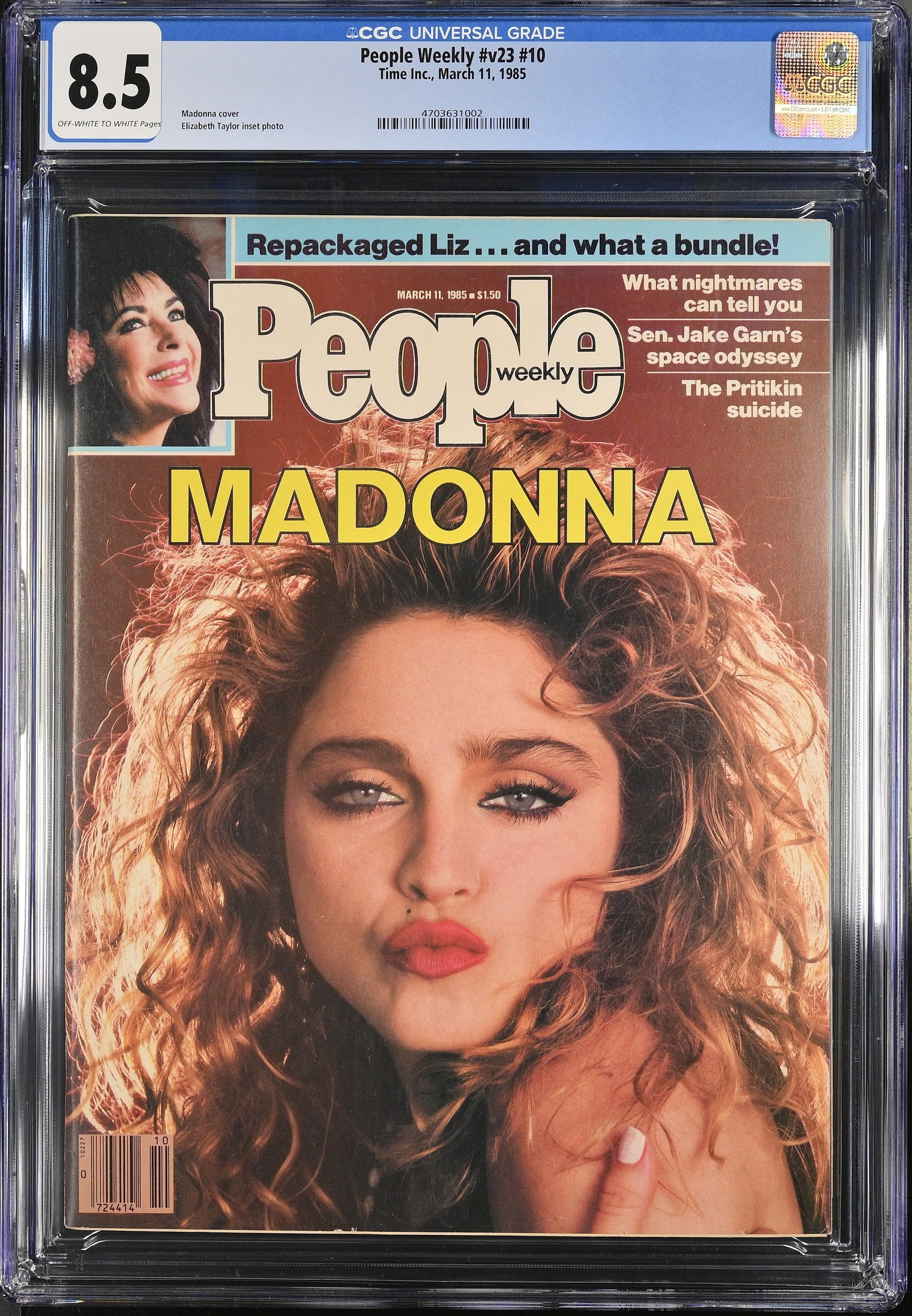 1985 1st Cover Top Pop – CGC 8.5