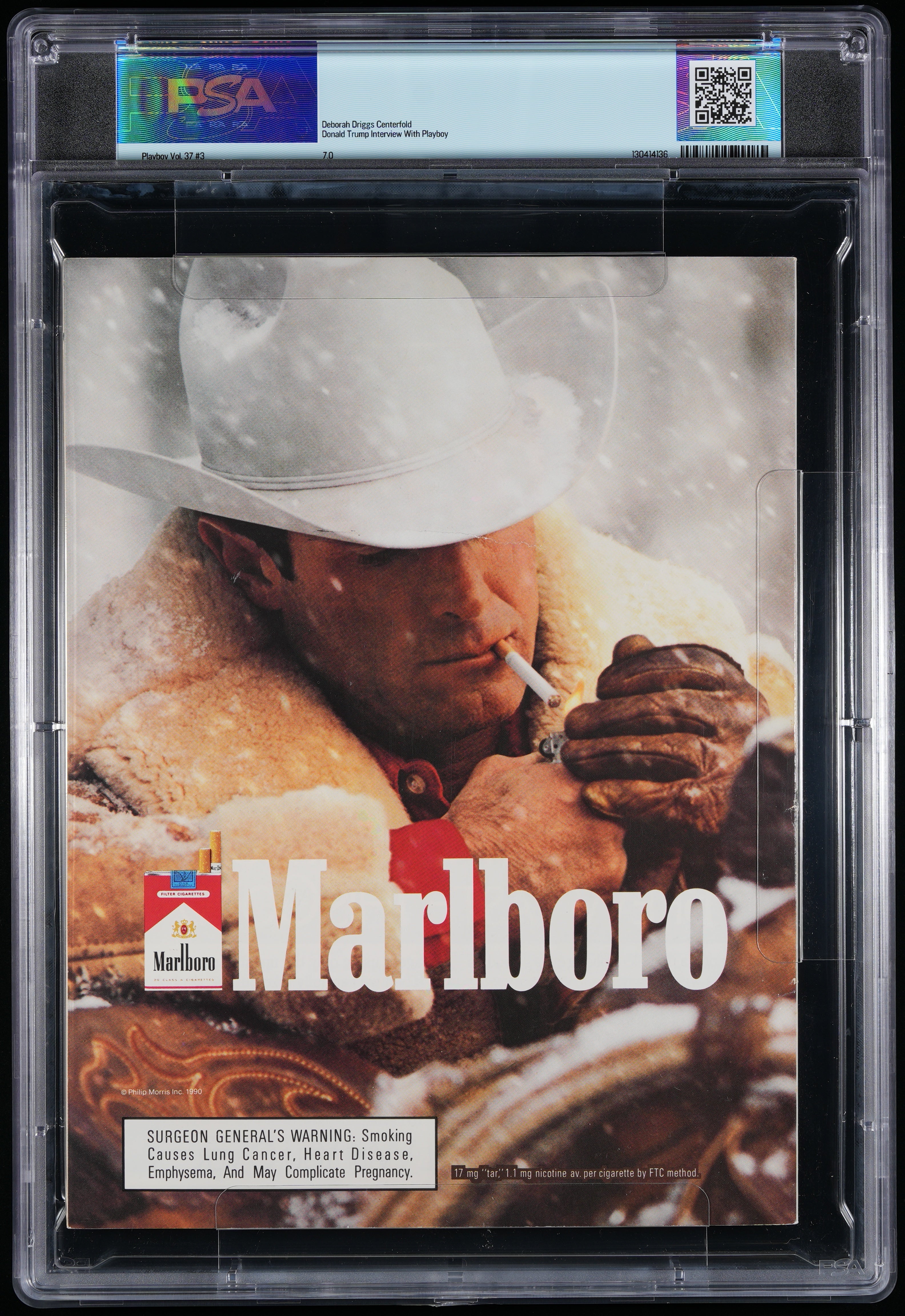 1990 Donald Trump Playboy – PSA 7