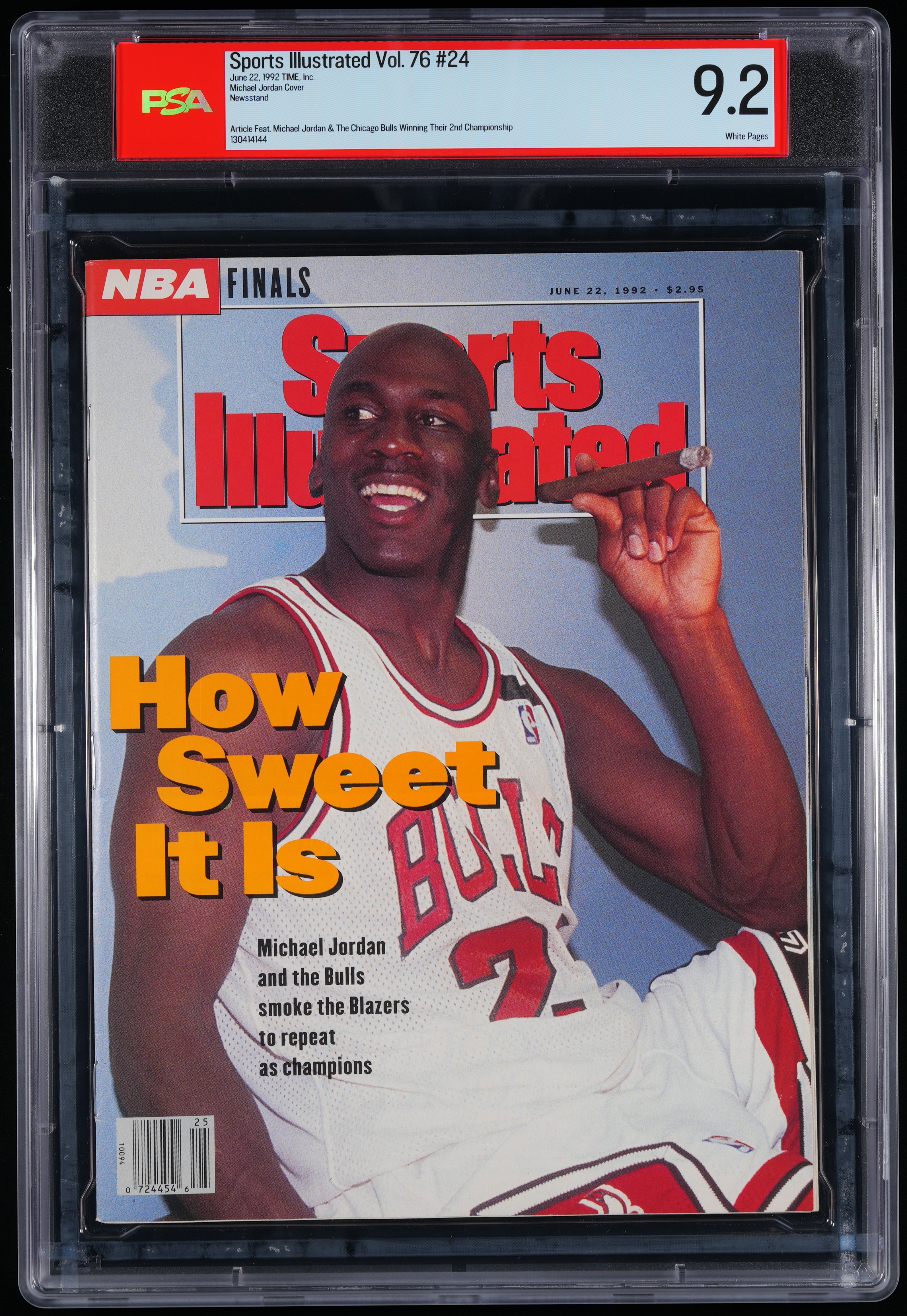 1992 Michael Jordan Sports Illustrated – PSA 9.2 Newsstand