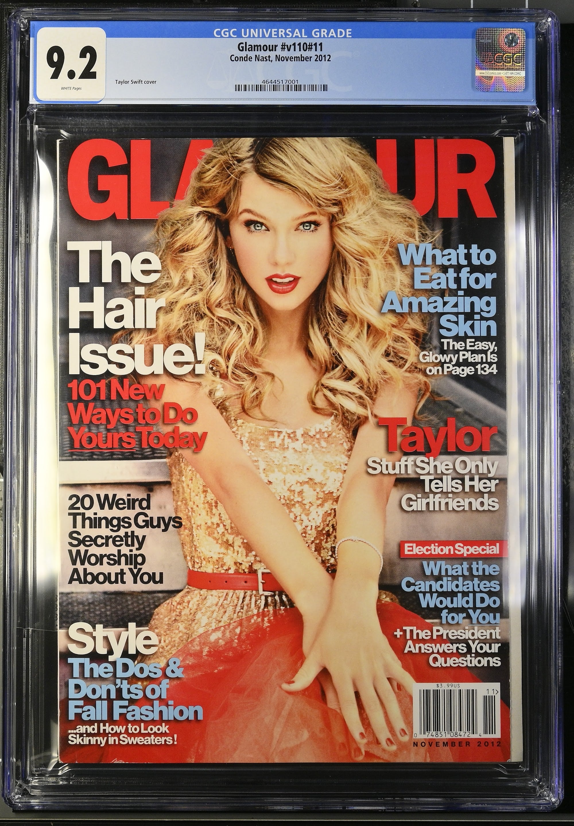 2012 Taylor Swift Top Pop – CGC 9.2 Newsstand