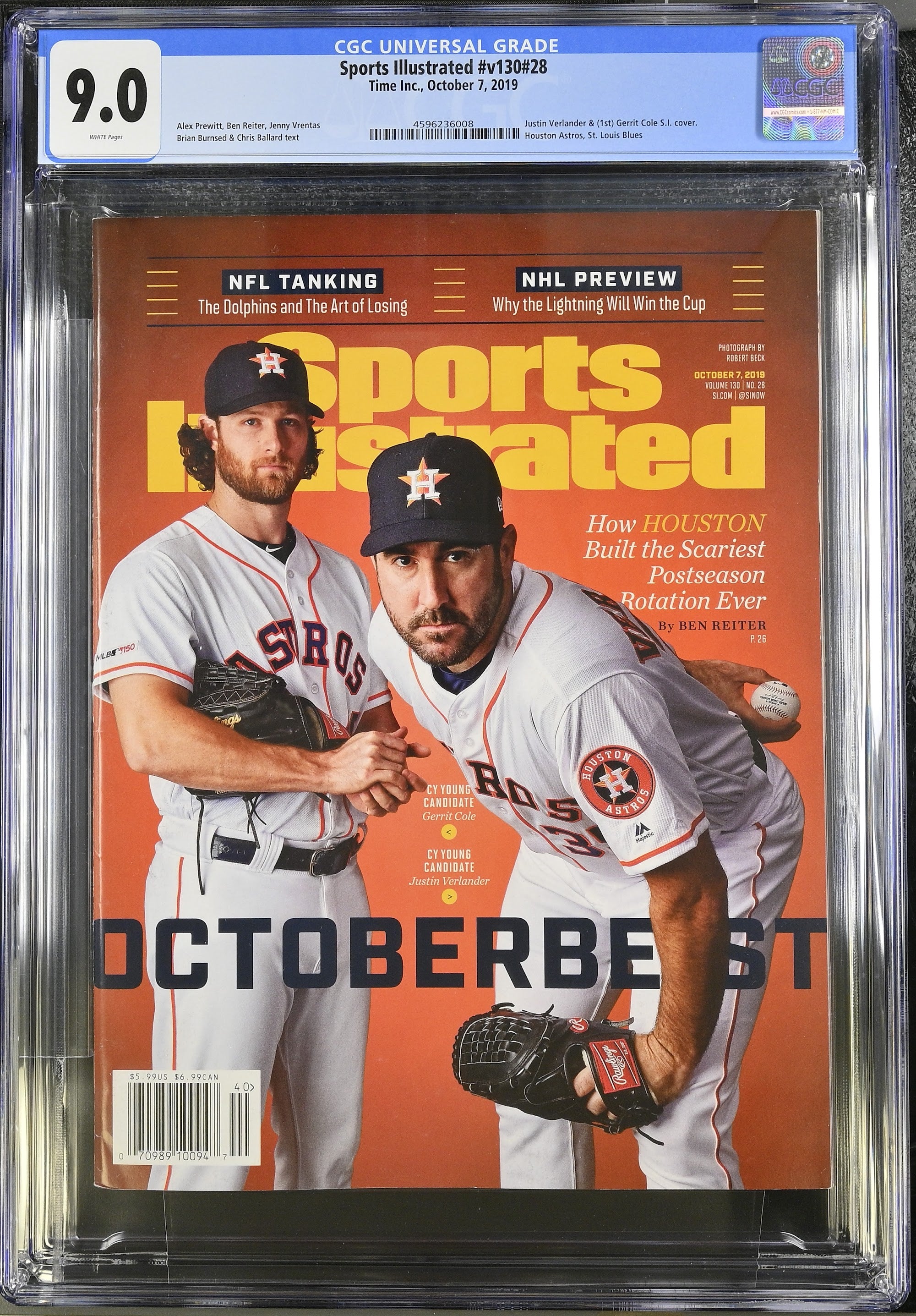 2019 Sports Illustrated 1st Cover – CGC 9