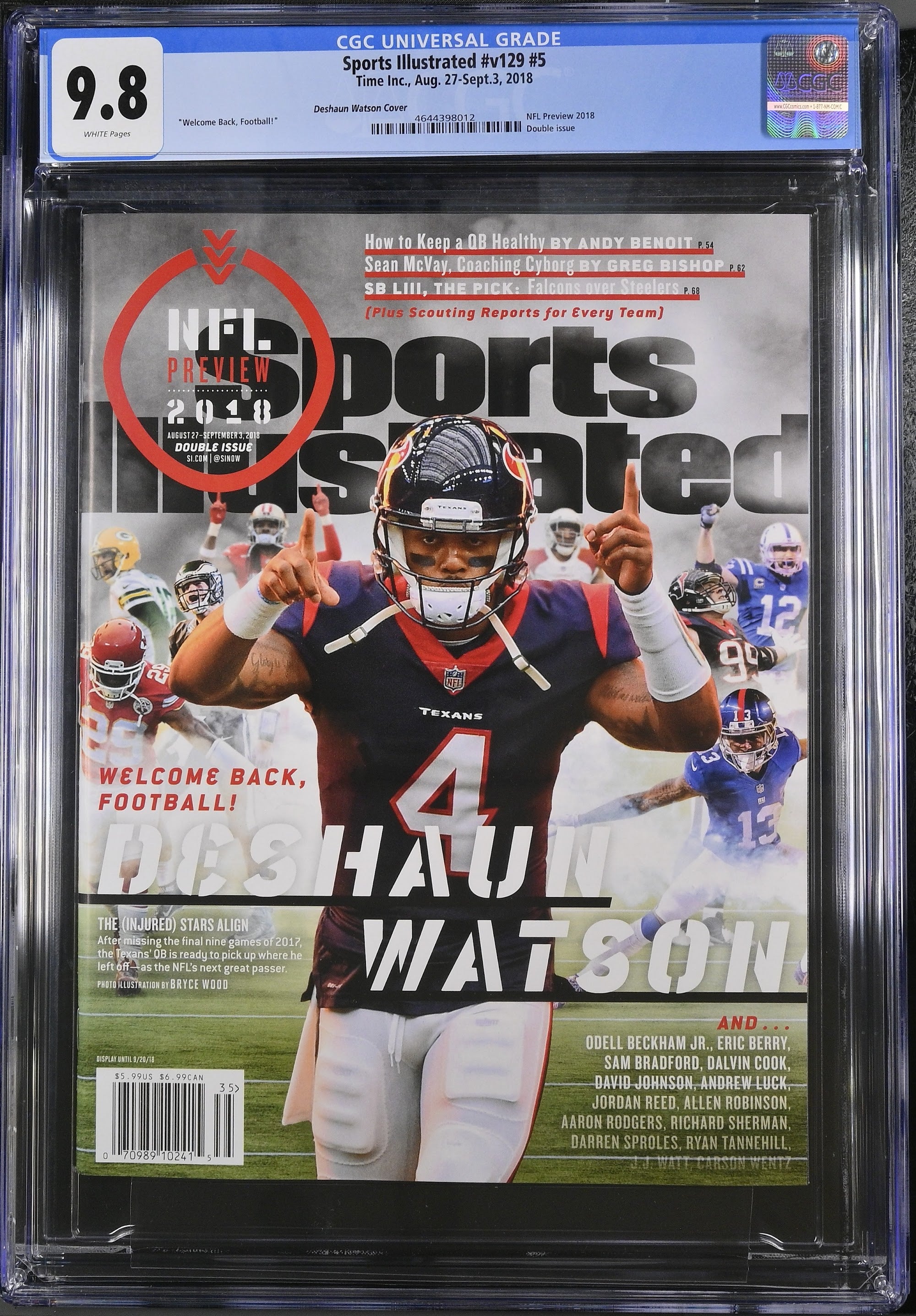 2017 Sports Illustrated Top Pop – CGC 9.8 Newsstand