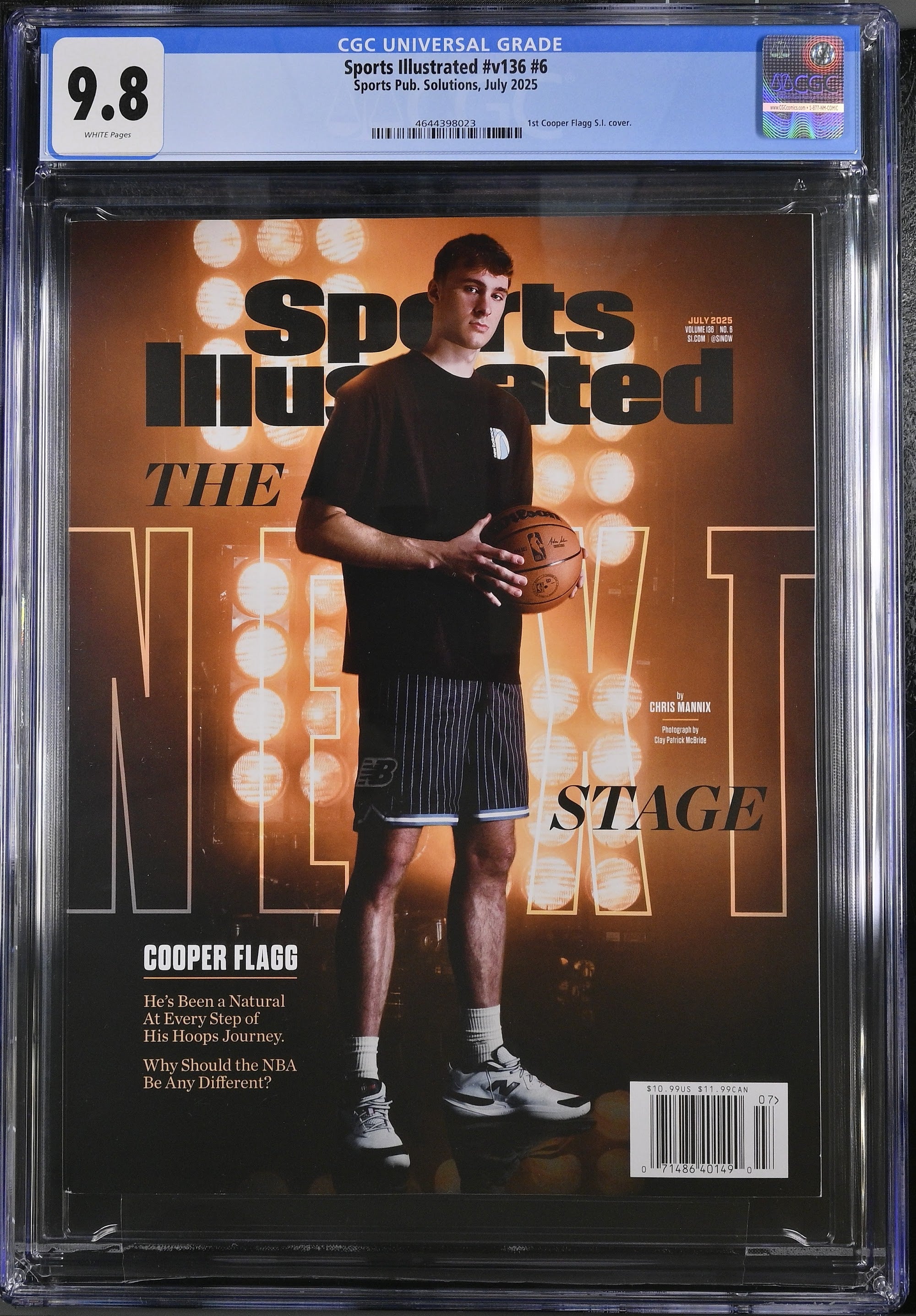 2025 Sports Illustrated 1st Cover – CGC 9.8 Newsstand