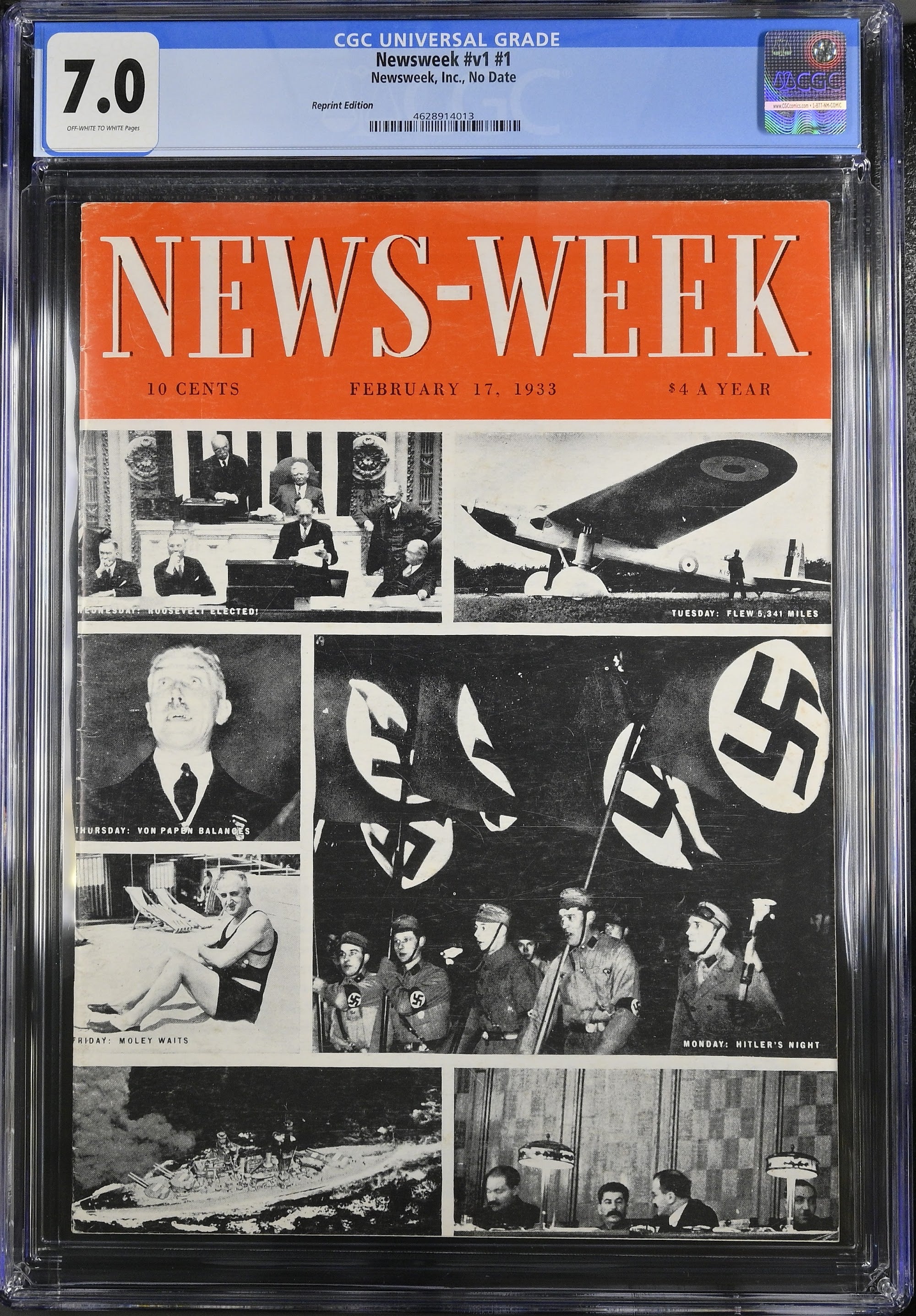 1933 Newsweek – CGC 7