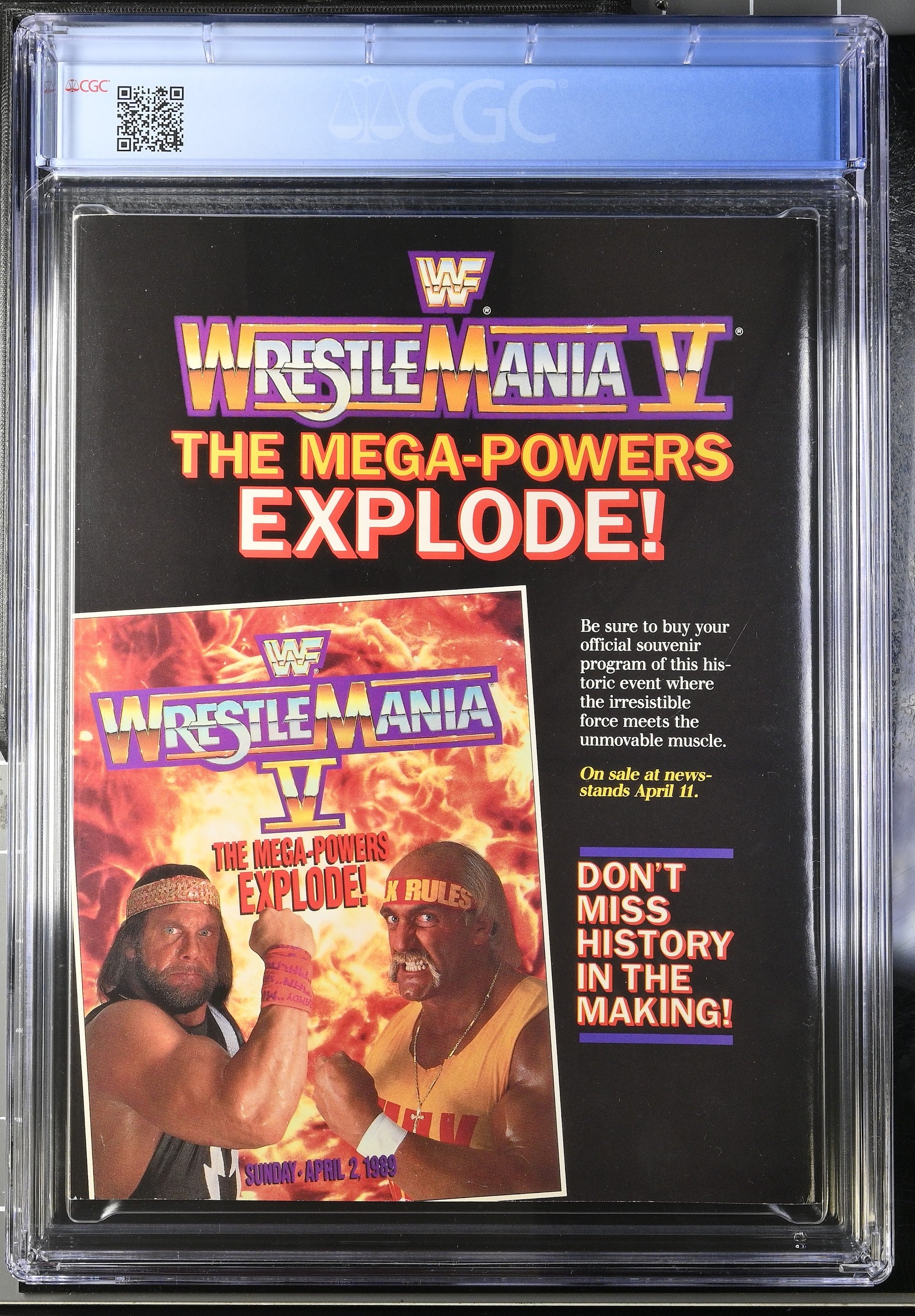 1989 WWF Magazine Top Pop – CGC 9.2