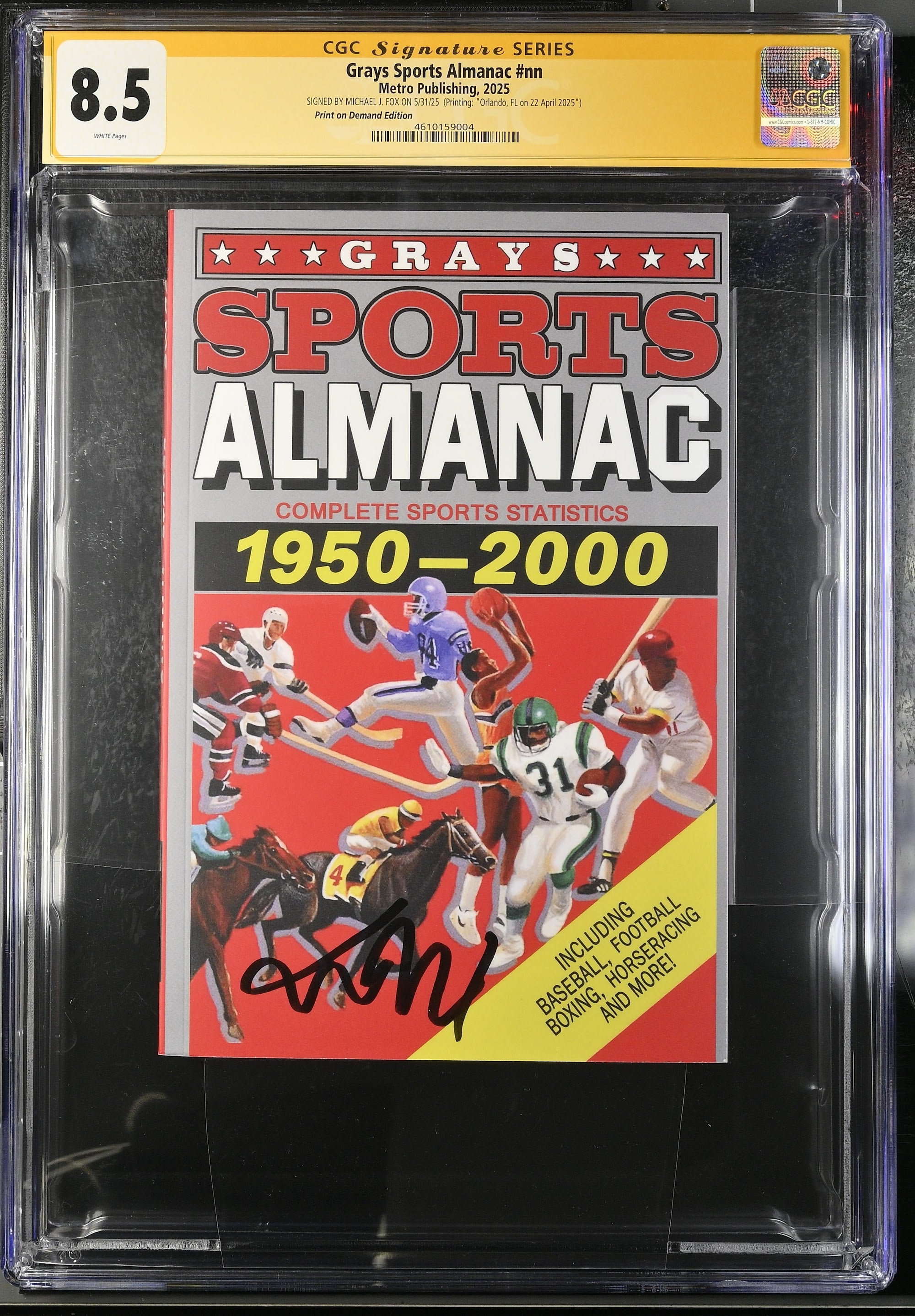 Gray's Sports Almanac Autographed – CGC Signature Series