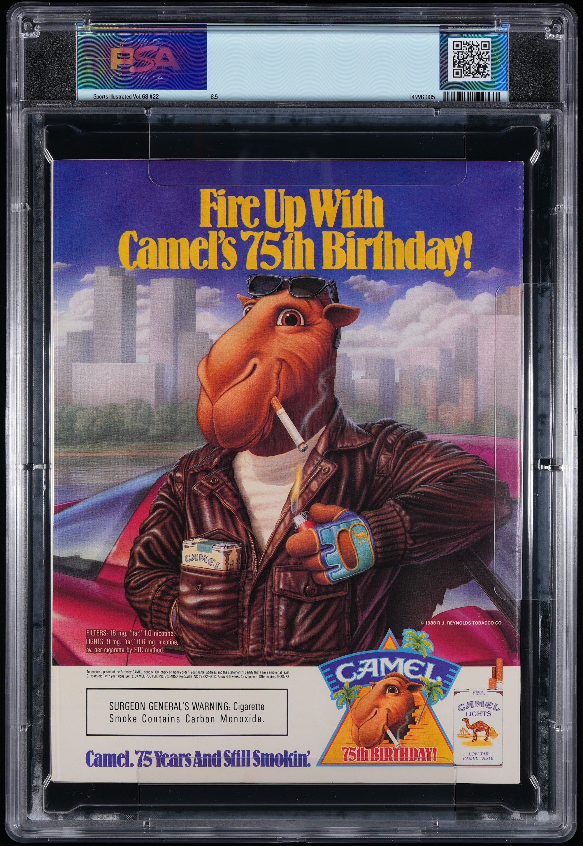 1988 Wayne Gretzky Sports Illustrated – PSA 8.5 Newsstand