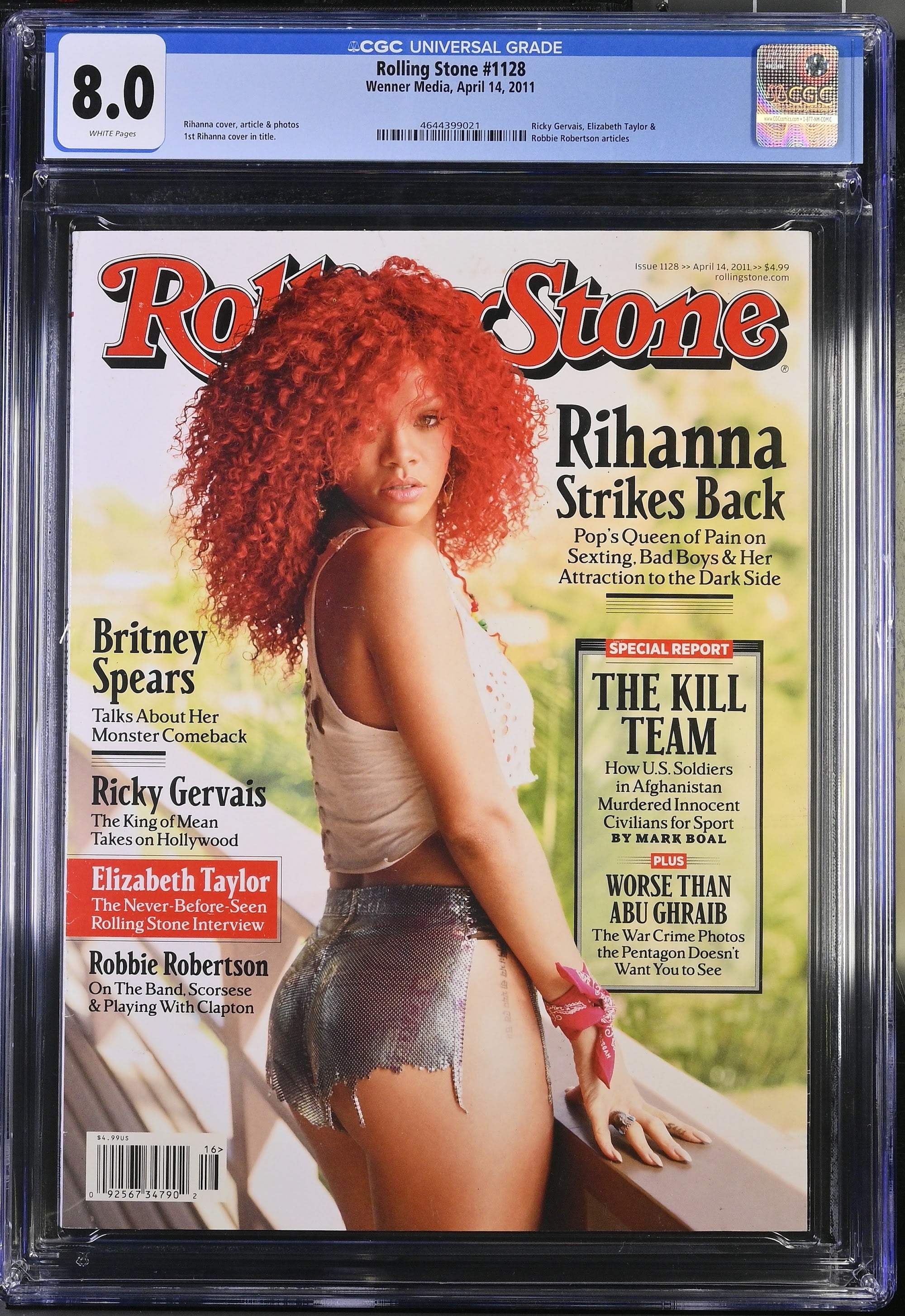 2011 Rolling Stone 1st Cover – CGC 8 Newsstand