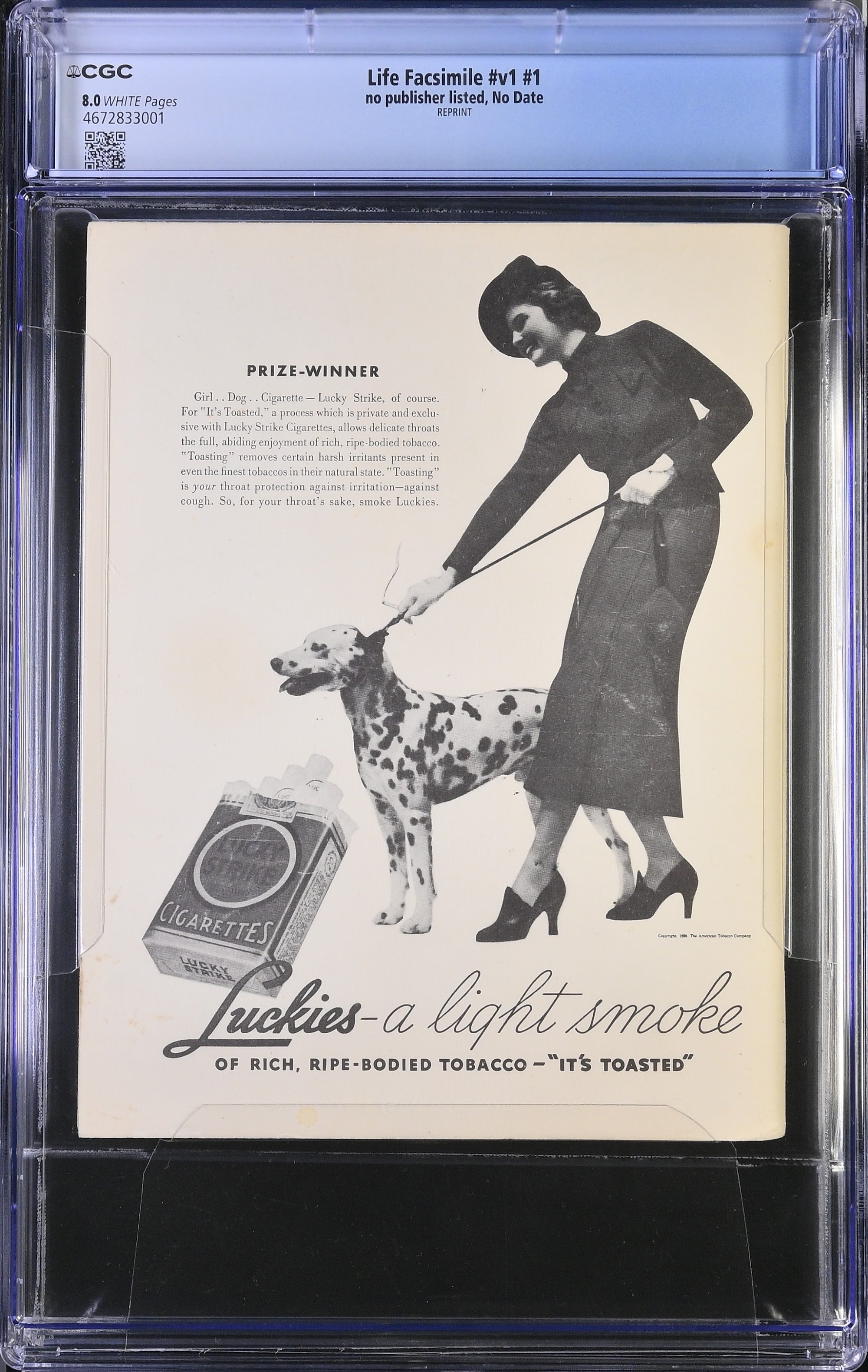 1936 LIFE Magazine Facsimile – CGC 8 #v1 #1 Reprint-thumbmail-2