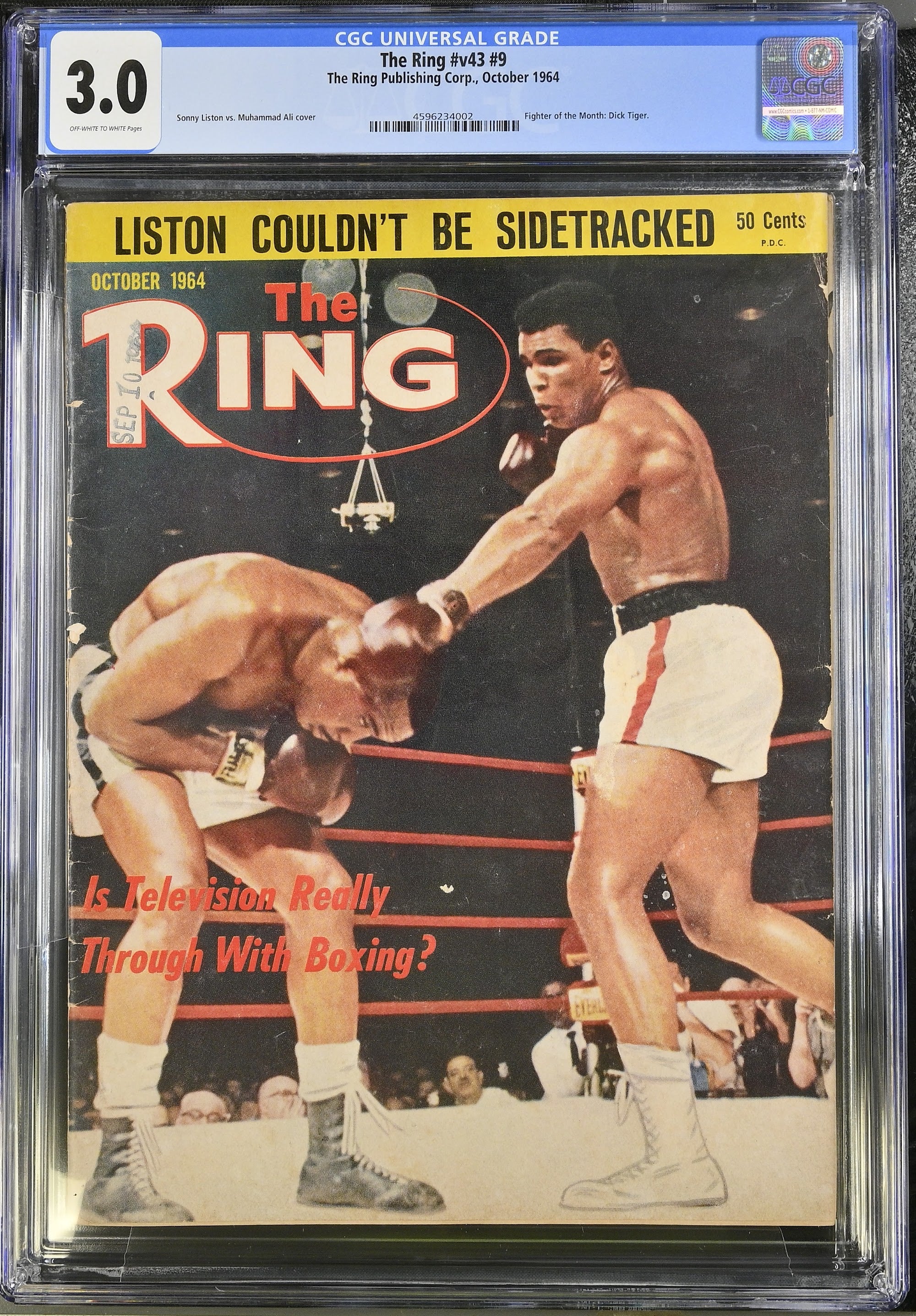 1964 Muhammad Ali – CGC 3 Newsstand