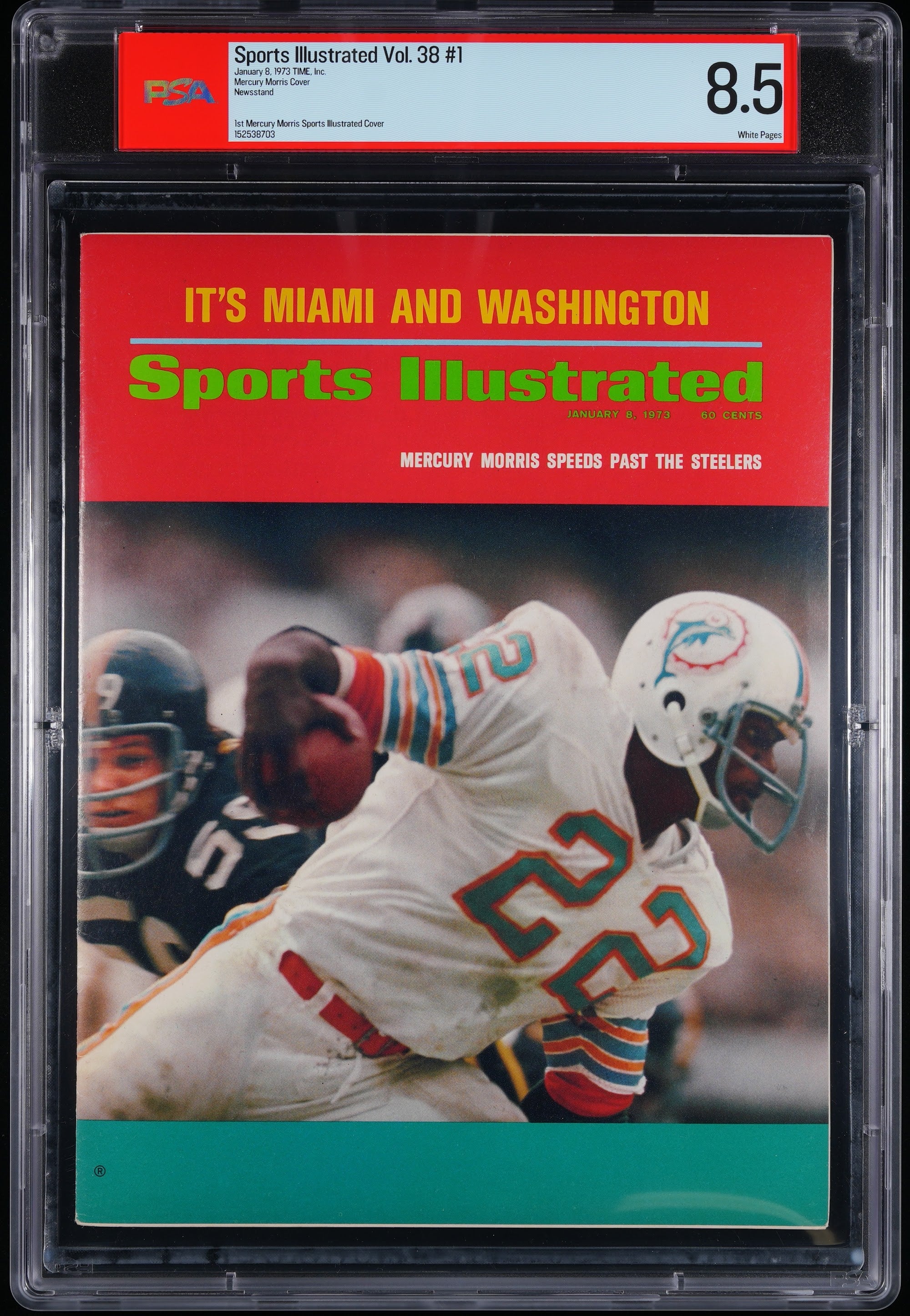 1973 Sports Illustrated 1st Cover – PSA 8.5 Newsstand
