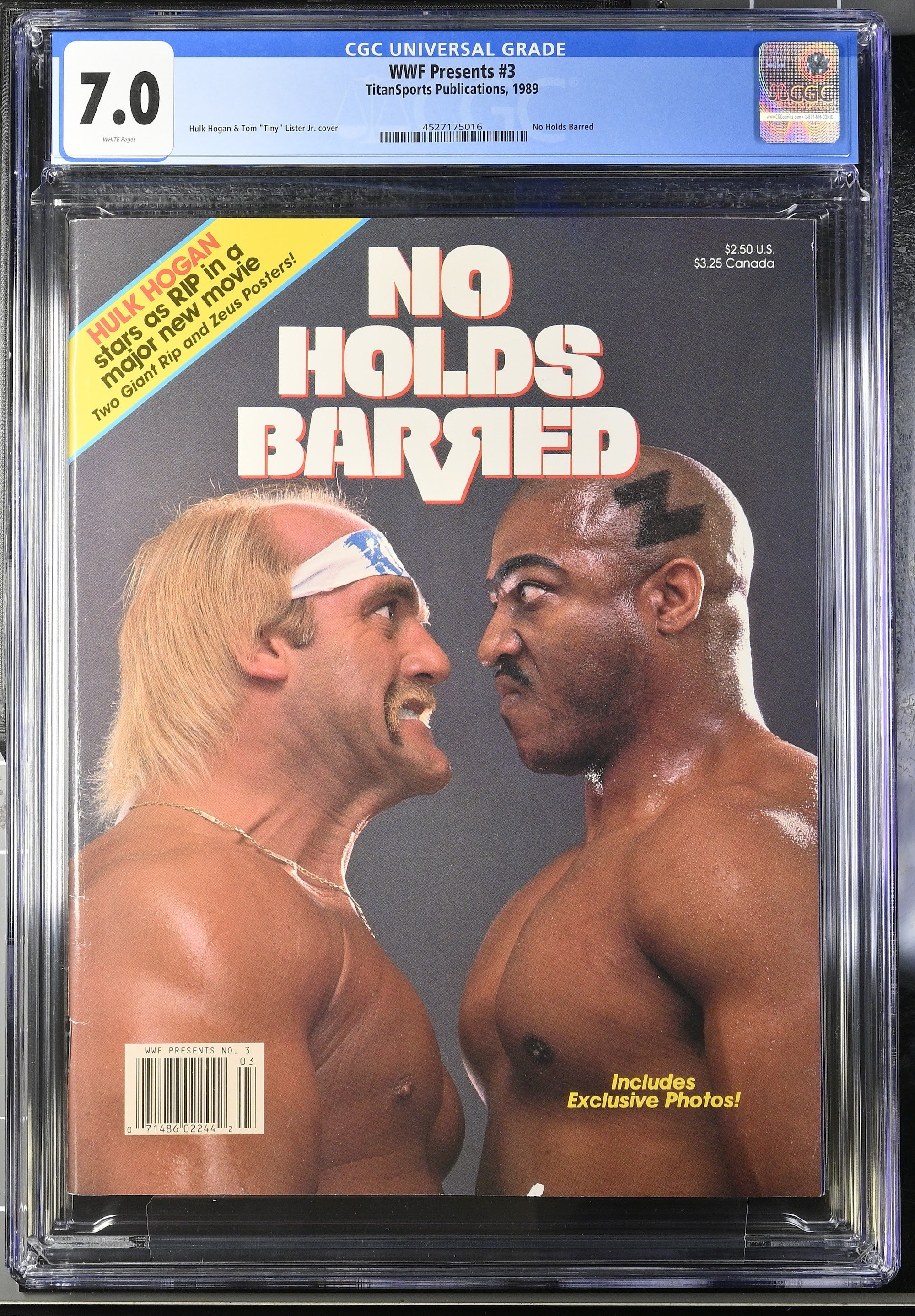 Hulk Hogan WWF Magazine – CGC 7 Newsstand
