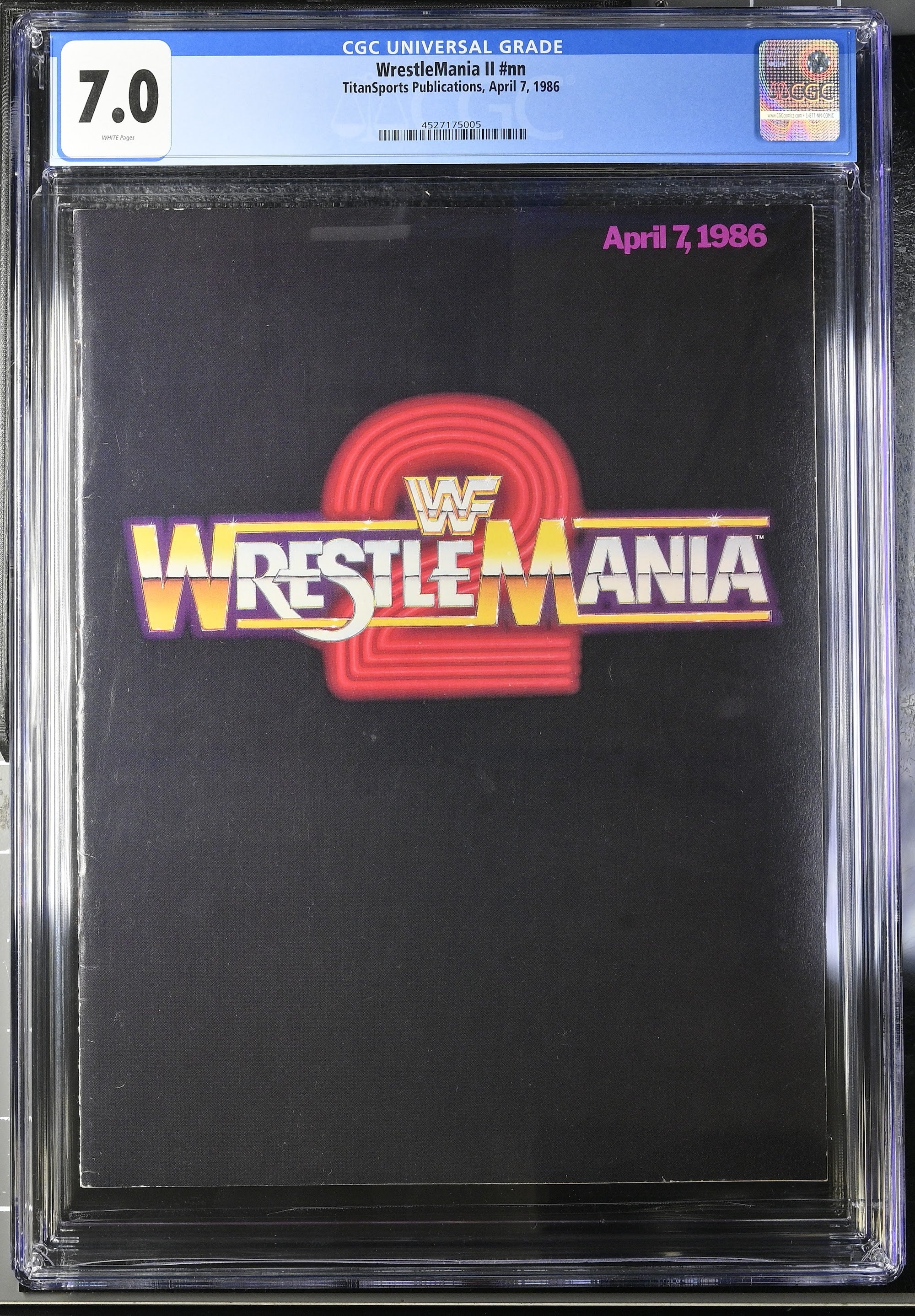 1986 WrestleMania Program – CGC 7