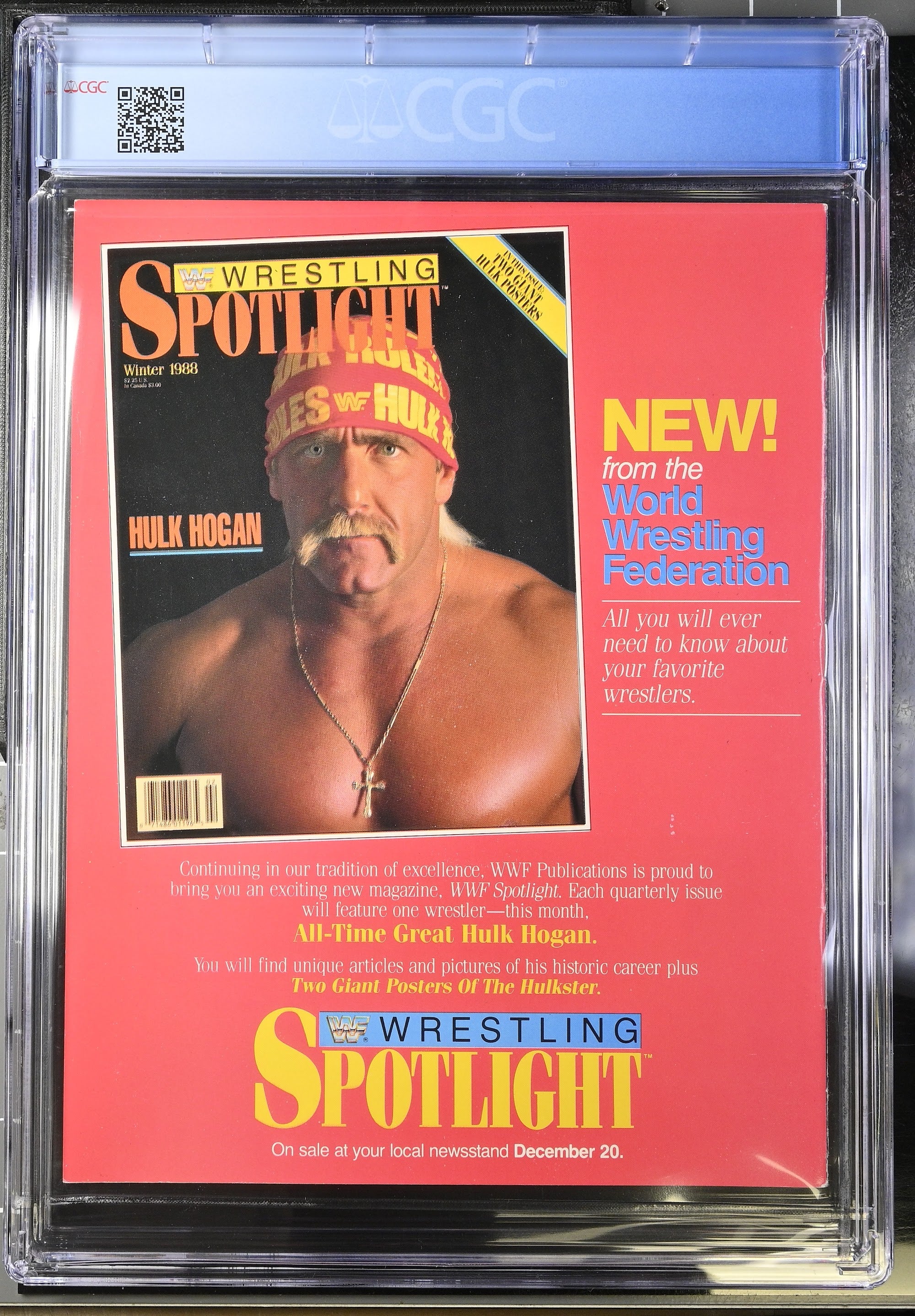 1989 WWF Magazine Top Pop – CGC 9.2