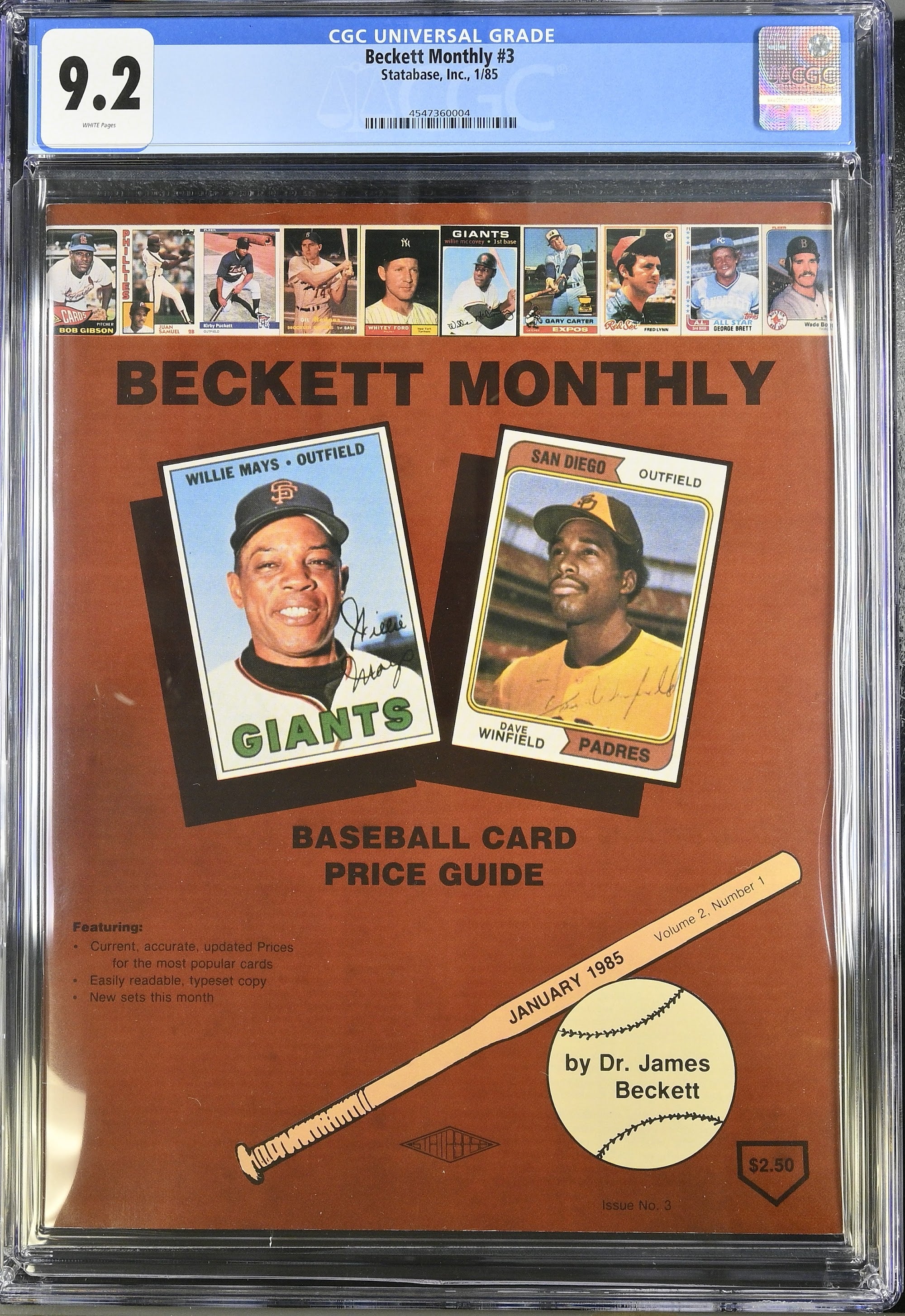 1985 Beckett – CGC 9.2