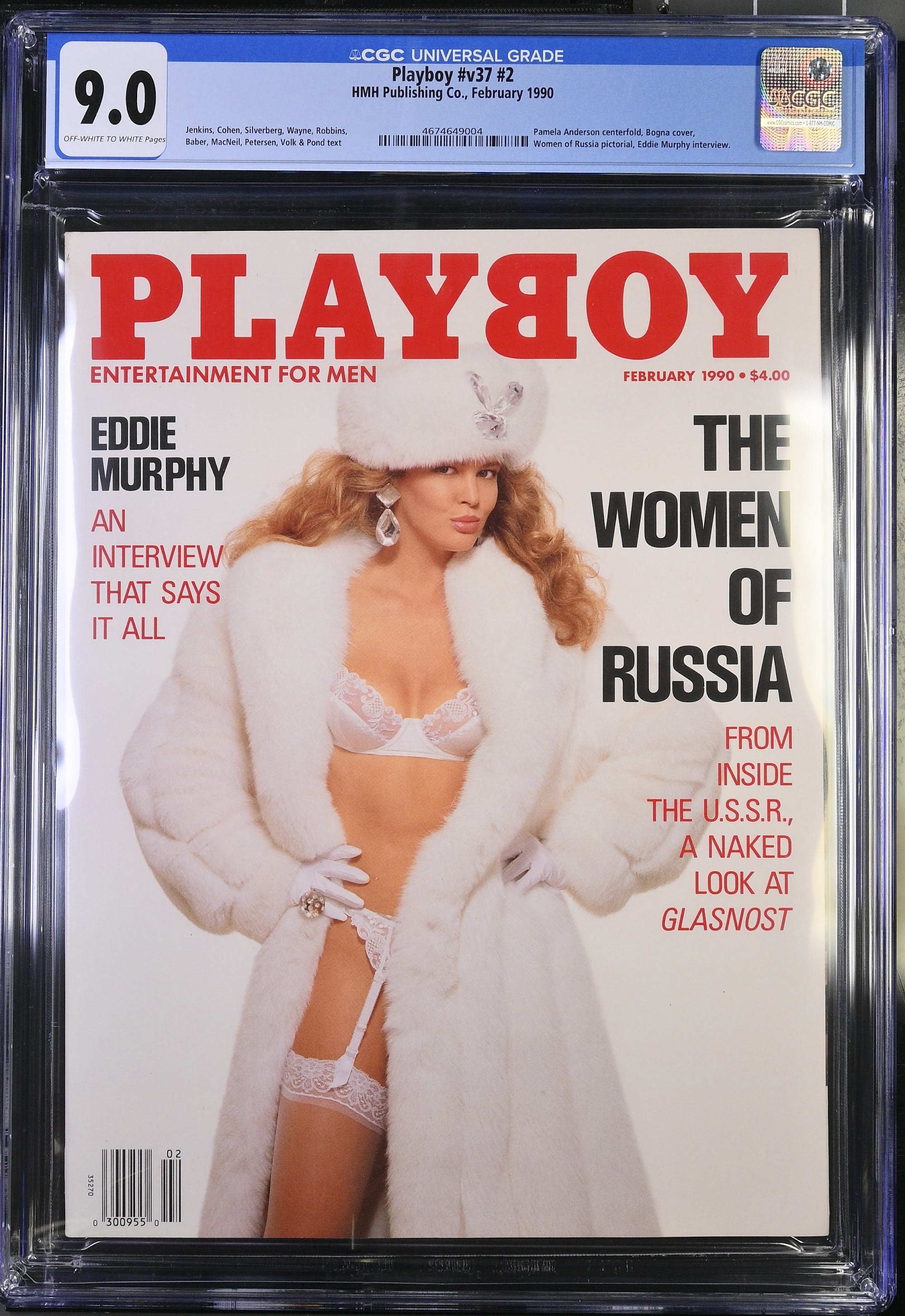 1990 Playboy – CGC 9 Newsstand