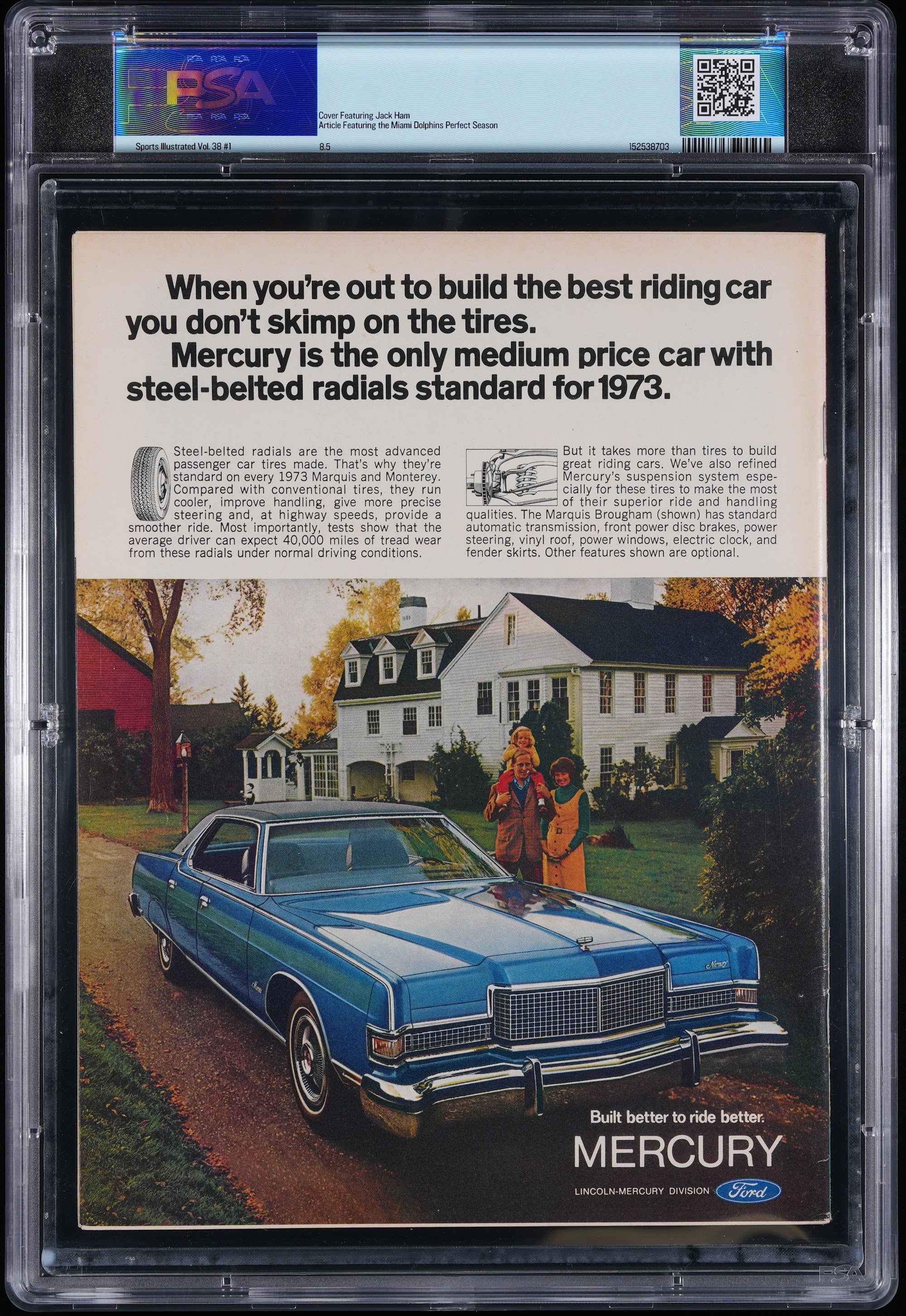 1973 Sports Illustrated 1st Cover – PSA 8.5 Newsstand