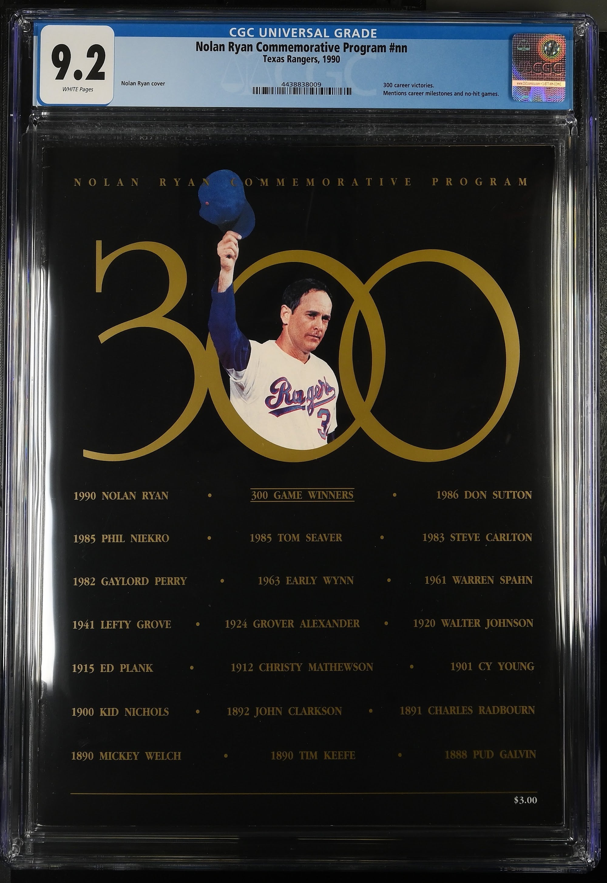 Nolan Ryan – CGC 9.2
