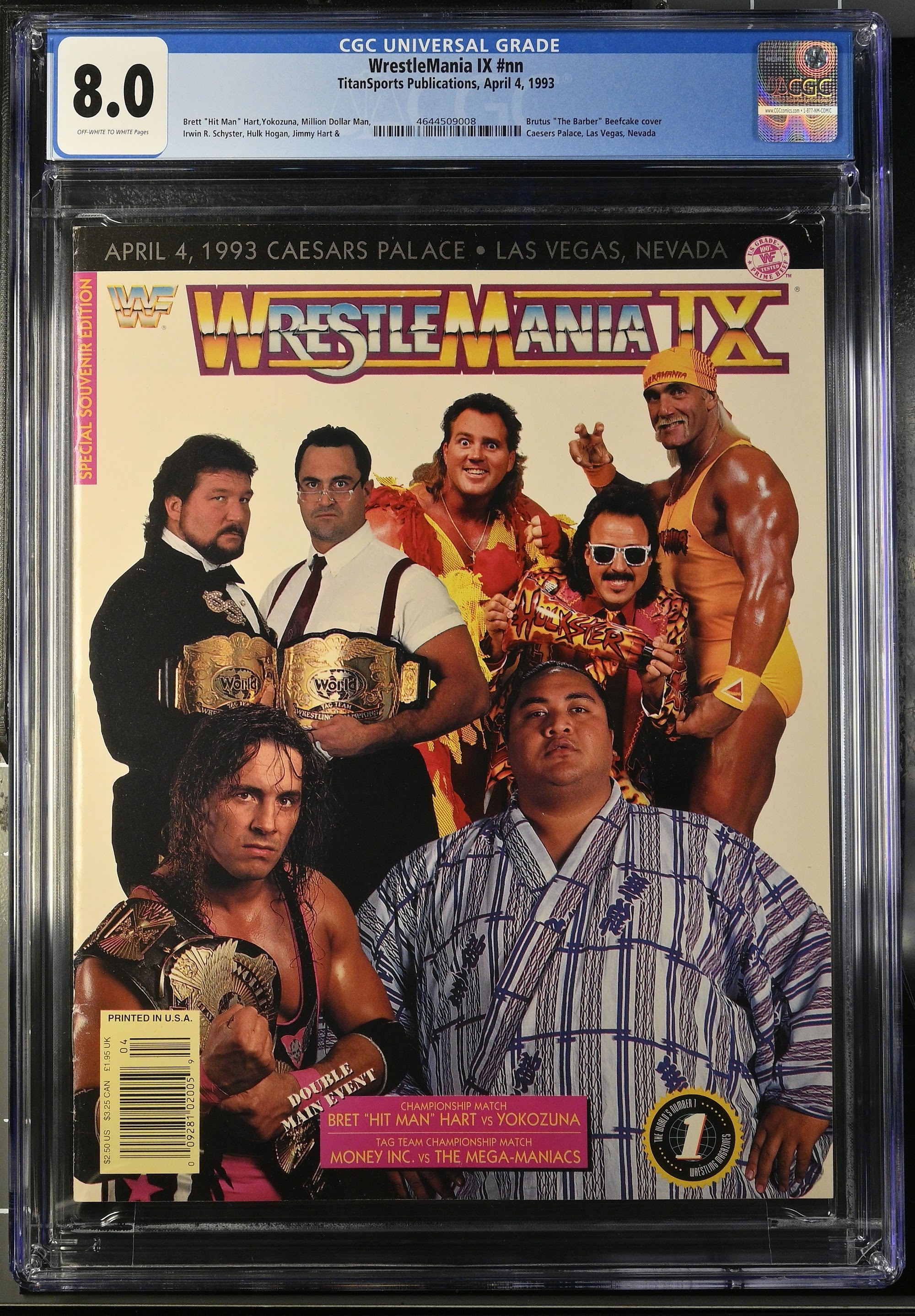 1986 WrestleMania Program – CGC 7