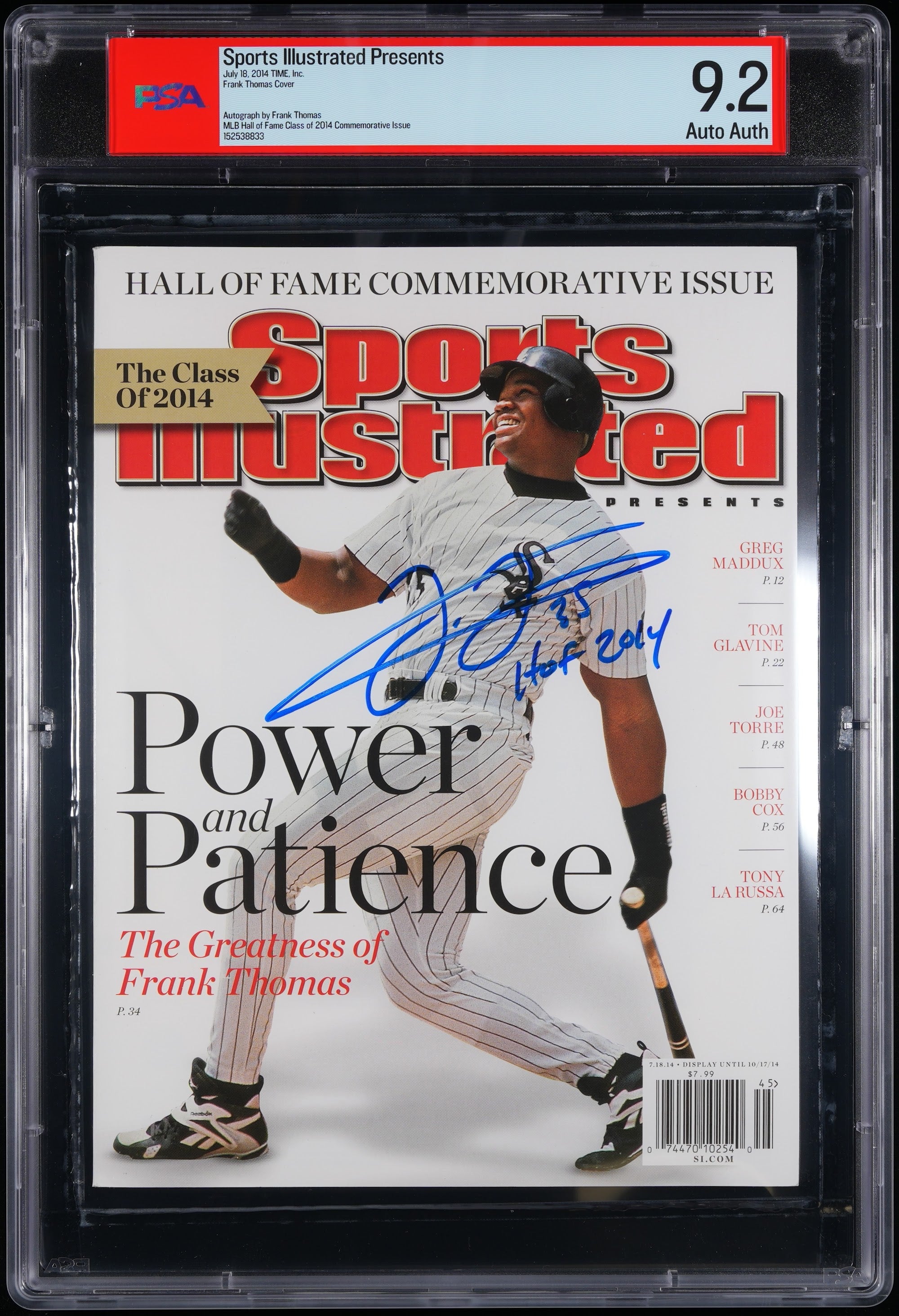 2014 Sports Illustrated Autographed – PSA 9.2