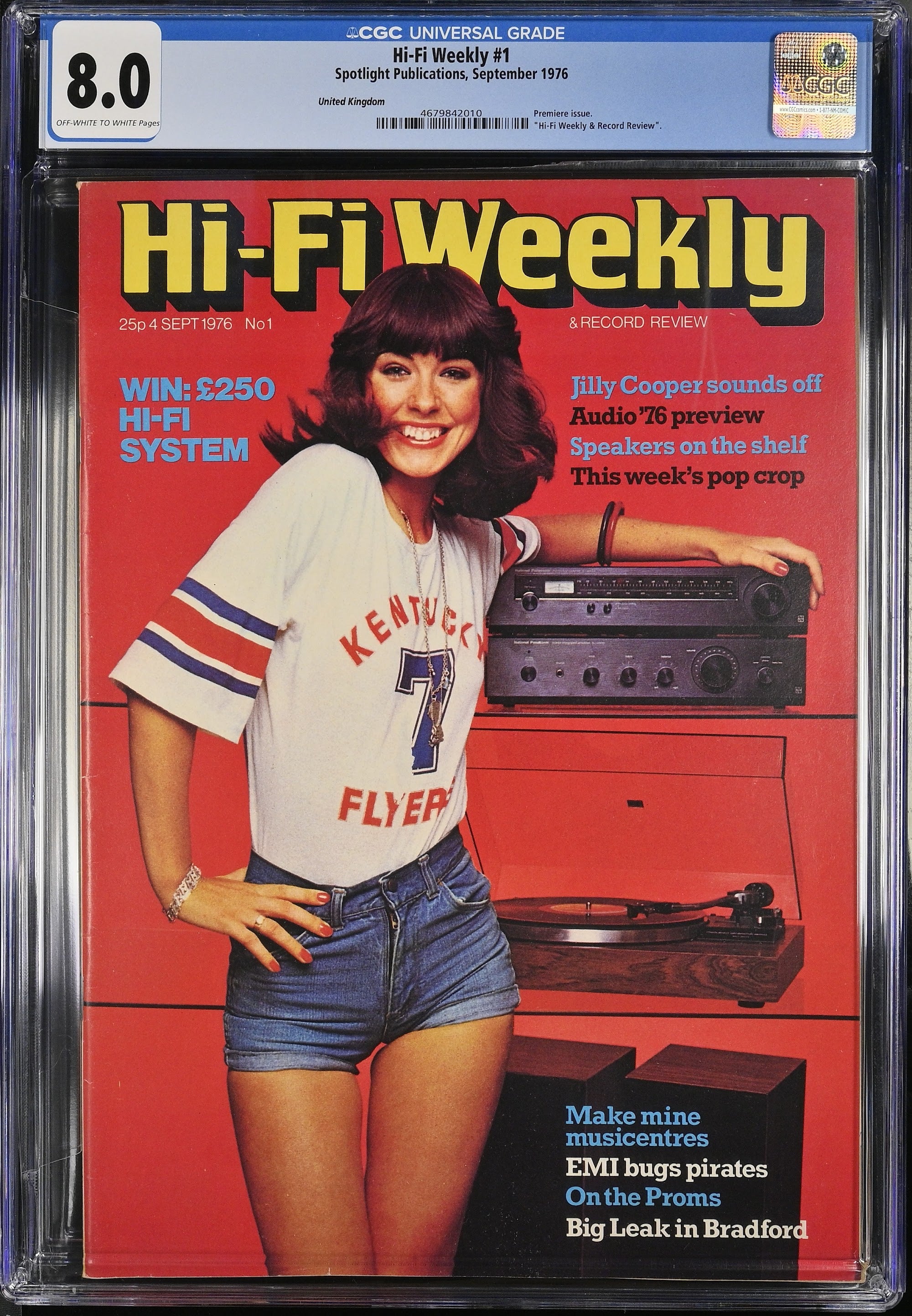 1976 Hi-Fi Weekly Premier Issue Top Pop – CGC 8 Newsstand