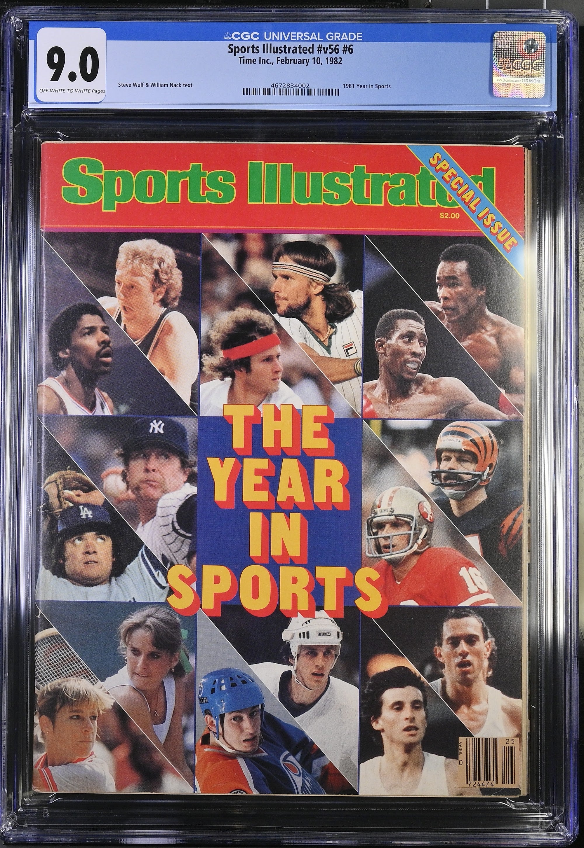 1982 Sports Illustrated – CGC 9 Newsstand