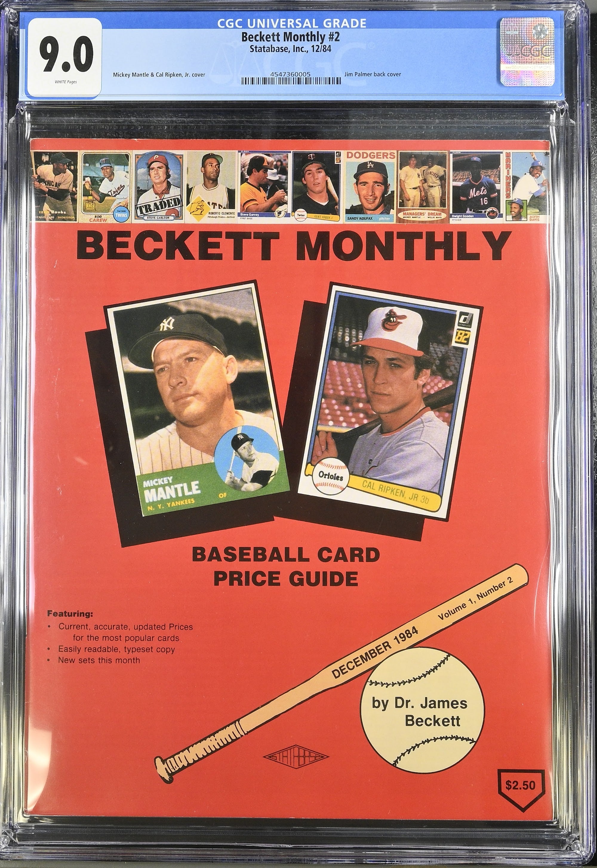1984 Mickey Mantle Beckett – CGC 9