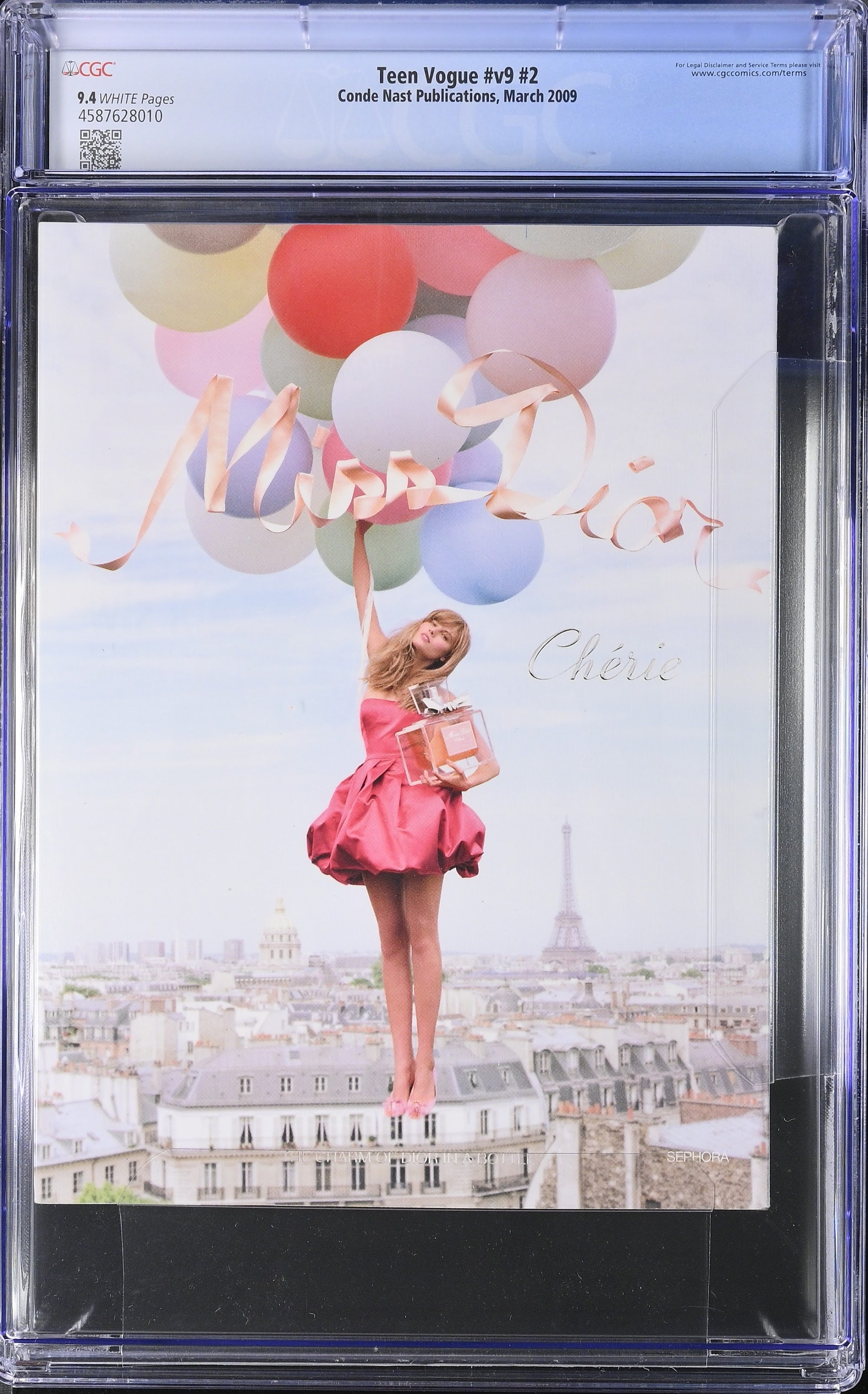 2009 Taylor Swift Teen Vogue Top Pop – CGC 9.4 Newsstand