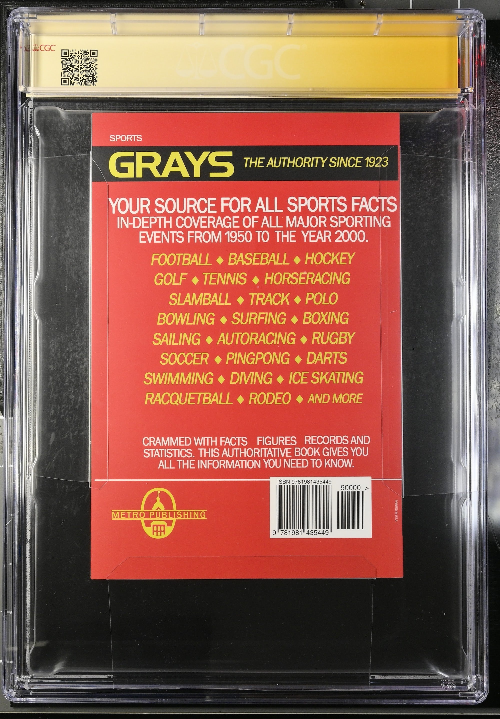 Gray's Sports Almanac Autographed – CGC Signature Series-thumbmail-2