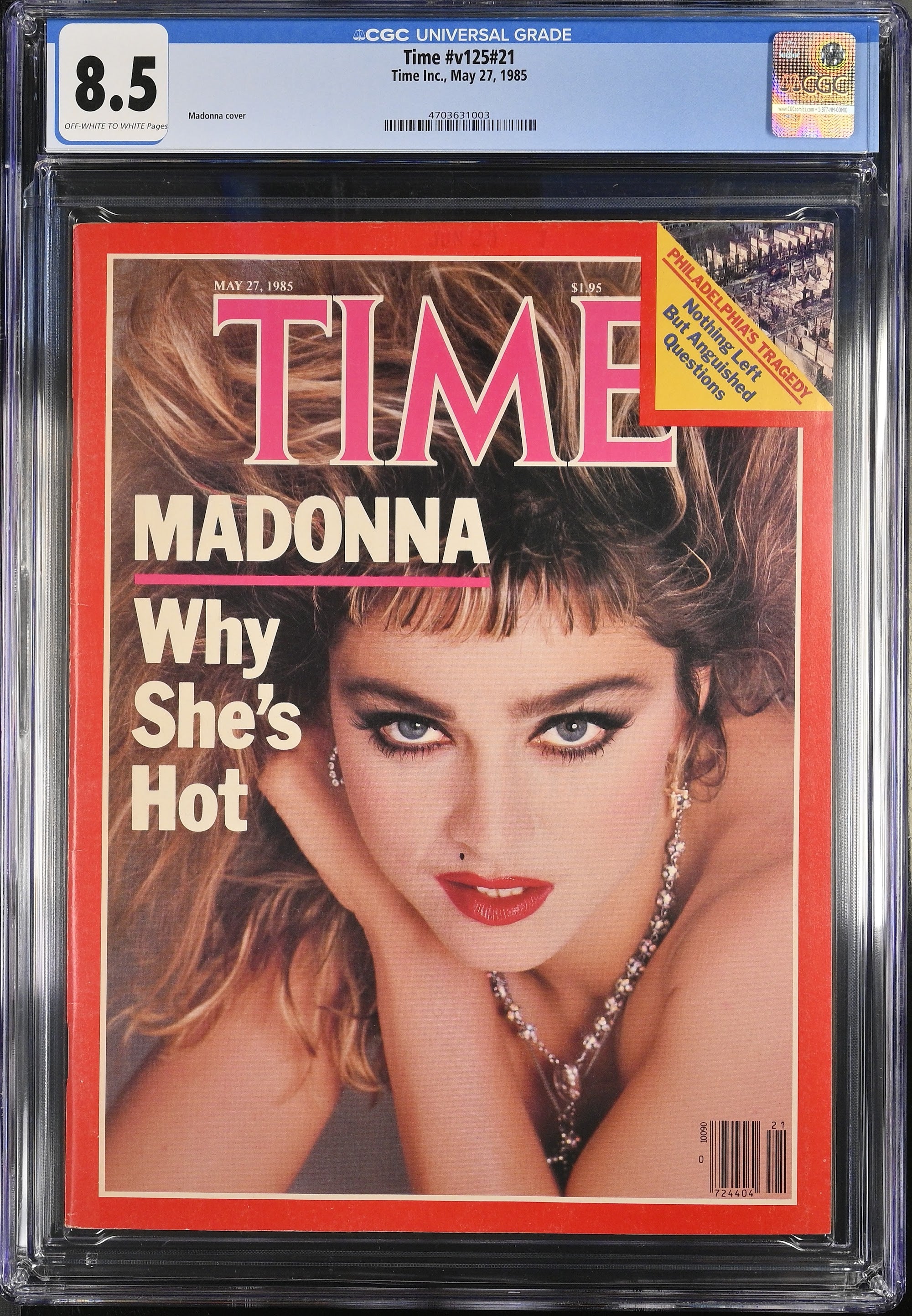 1985 Time – CGC 8.5