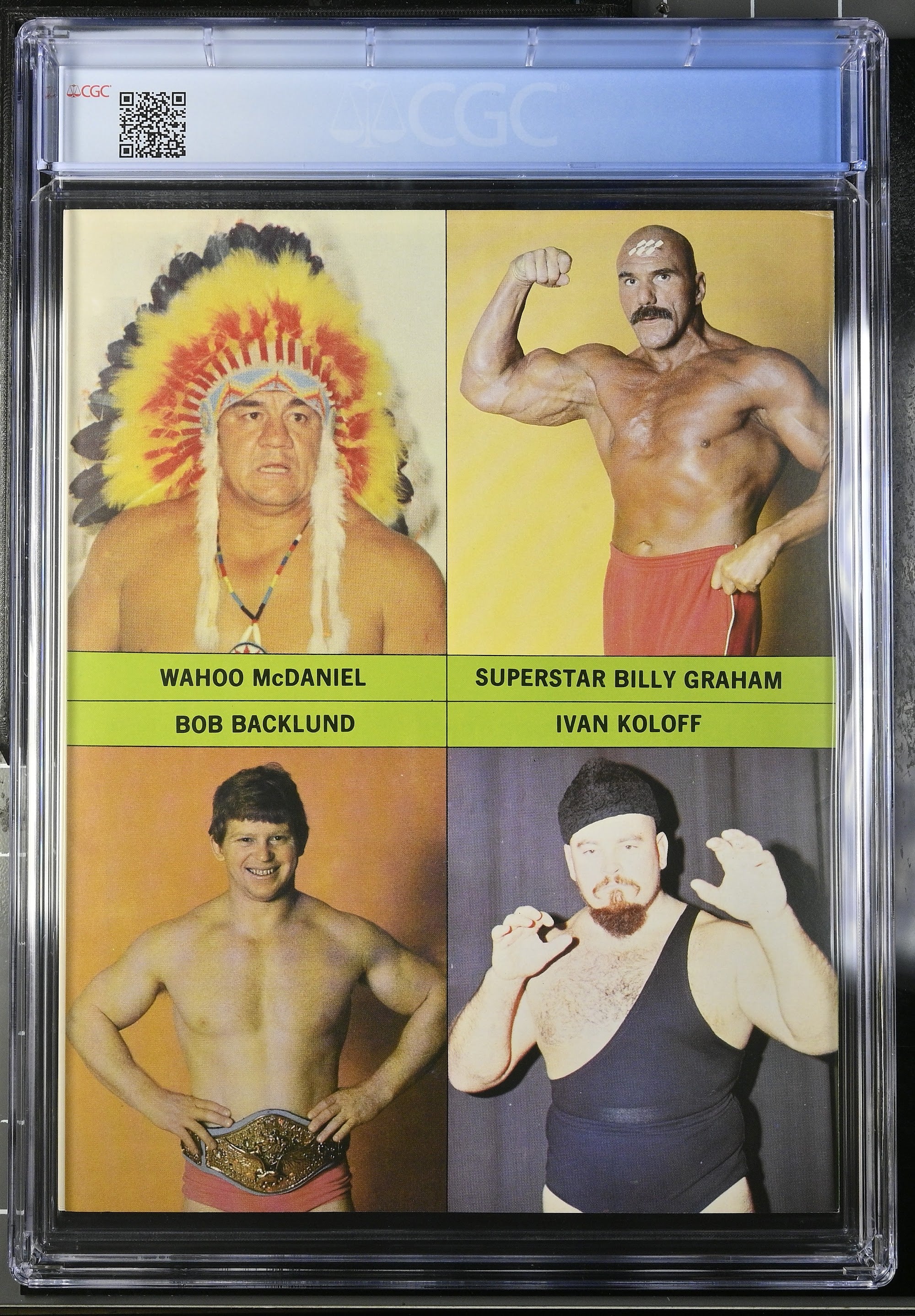 1985 Dusty Rhodes Major League Wrestling Program Top Pop - CGC 9.2