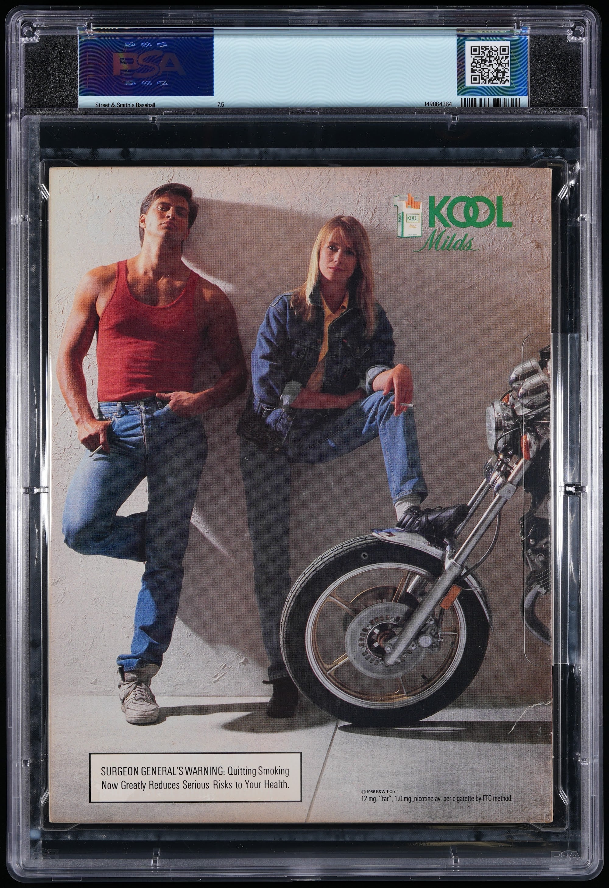 1987 Street & Smith's Autographed – PSA 7.5