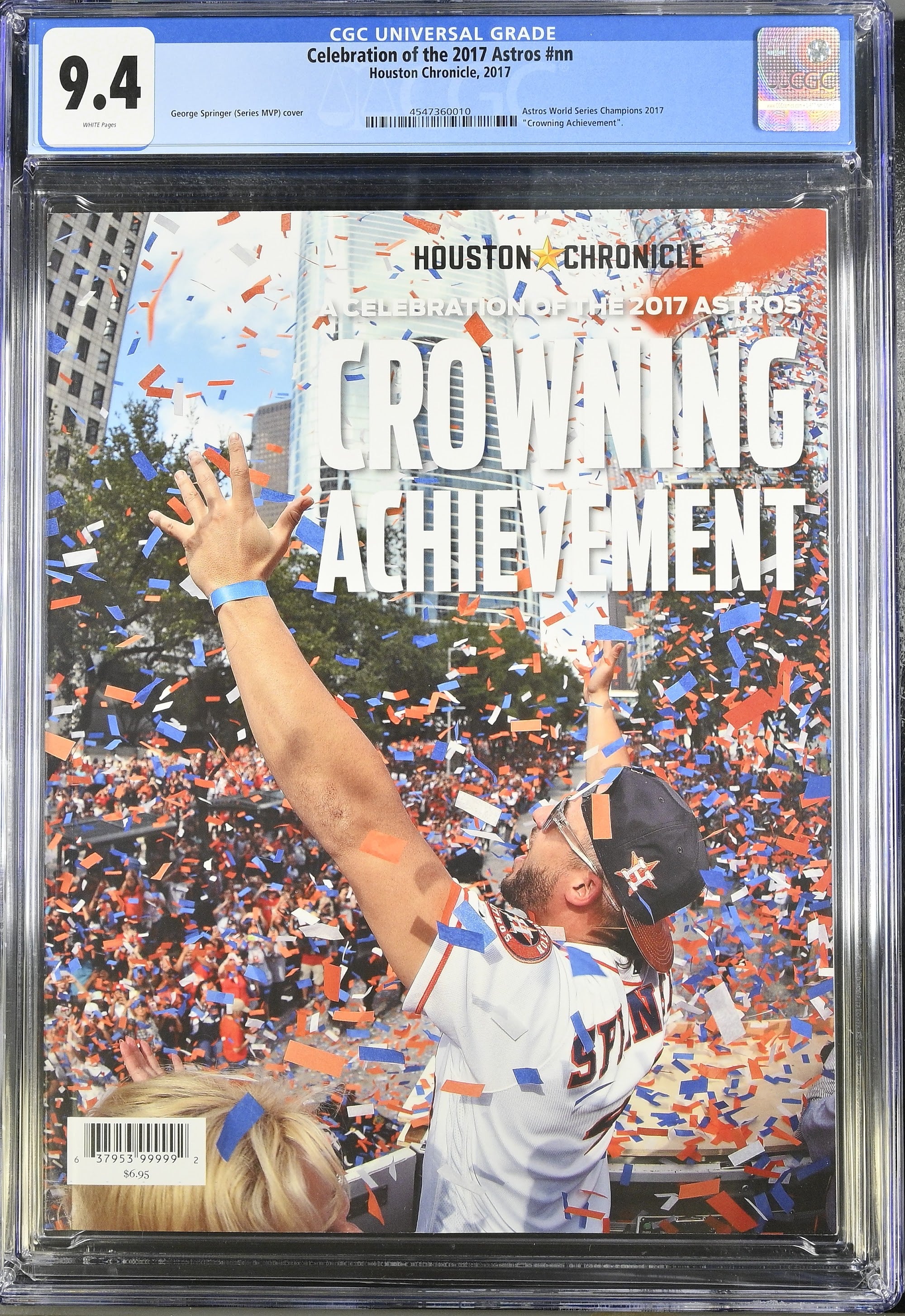 2017 George Springer – CGC 9.4 Newsstand
