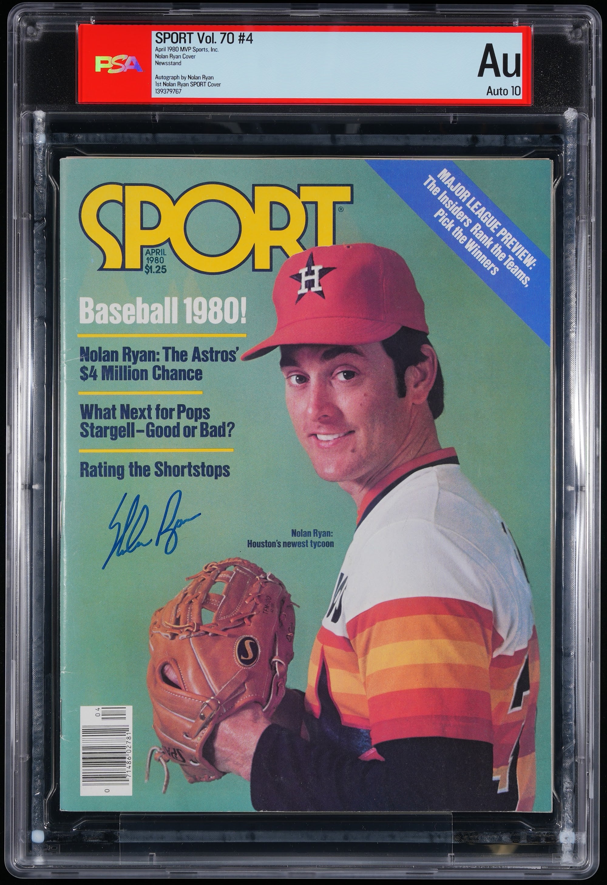 1980 Nolan Ryan Autographed – PSA Newsstand