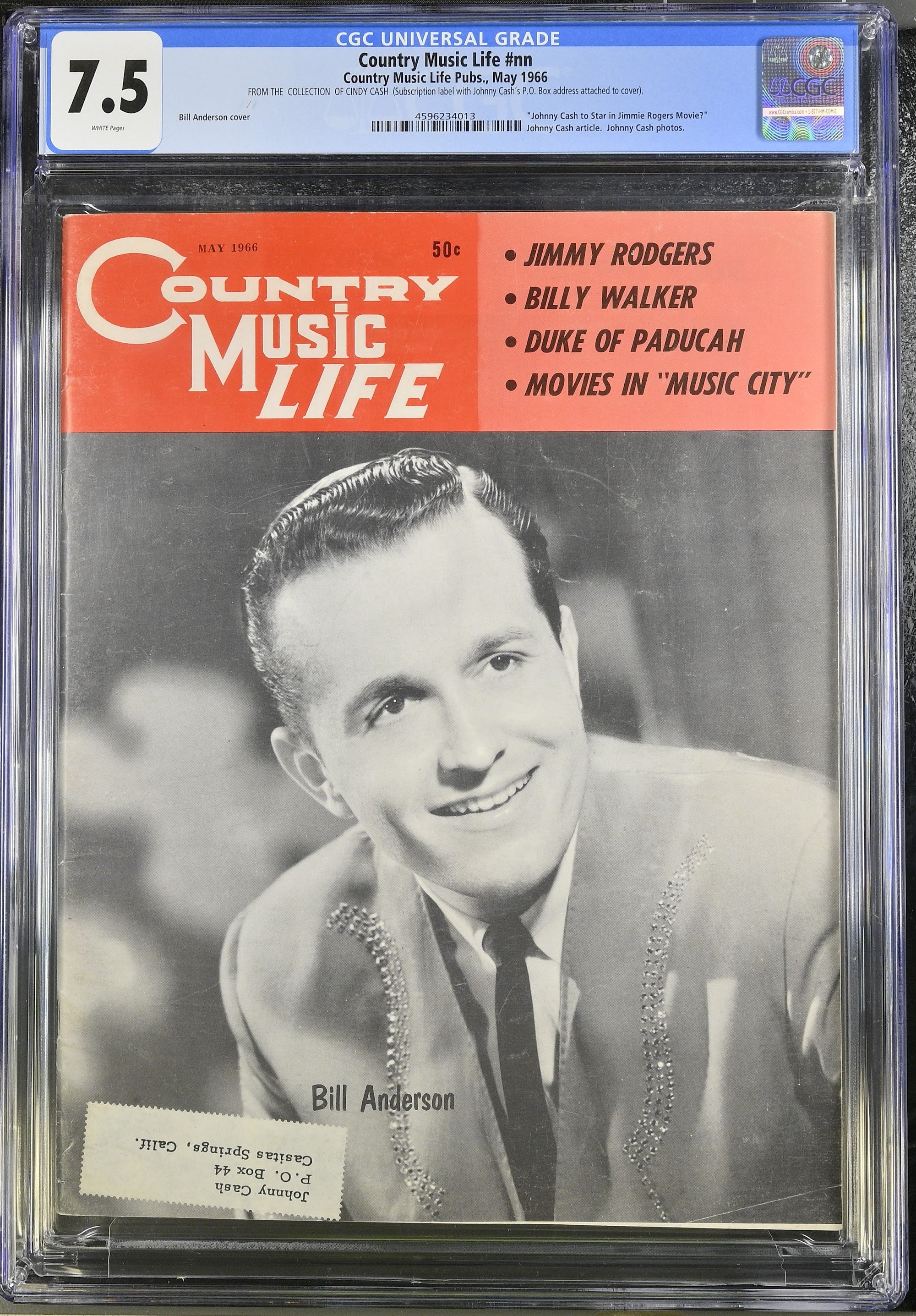 1966 Johnny Cash – CGC 7.5
