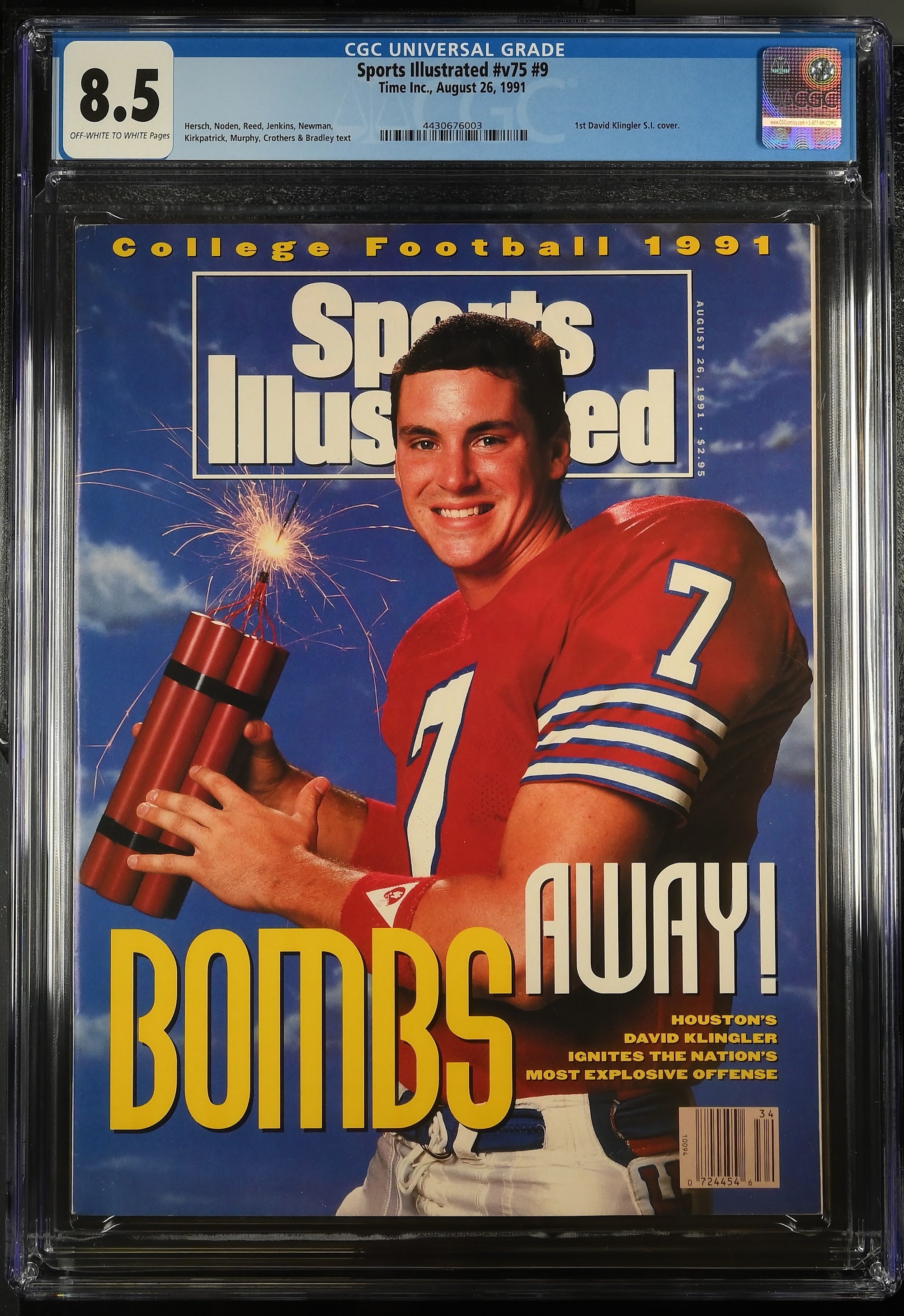 1991 Sports Illustrated Top Pop – CGC 8.5 Newsstand