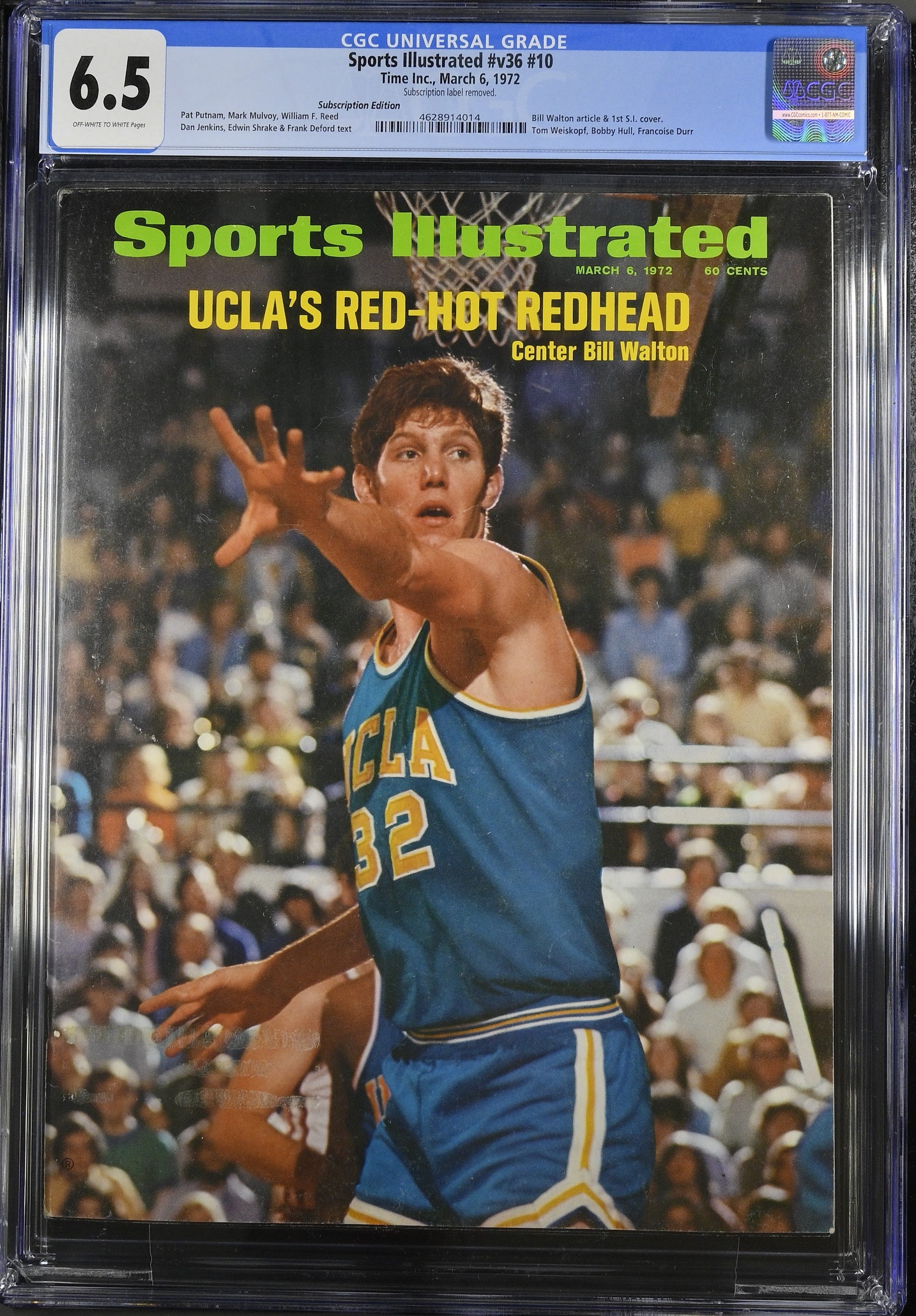 1972 Sports Illustrated 1st Cover – CGC 6.5