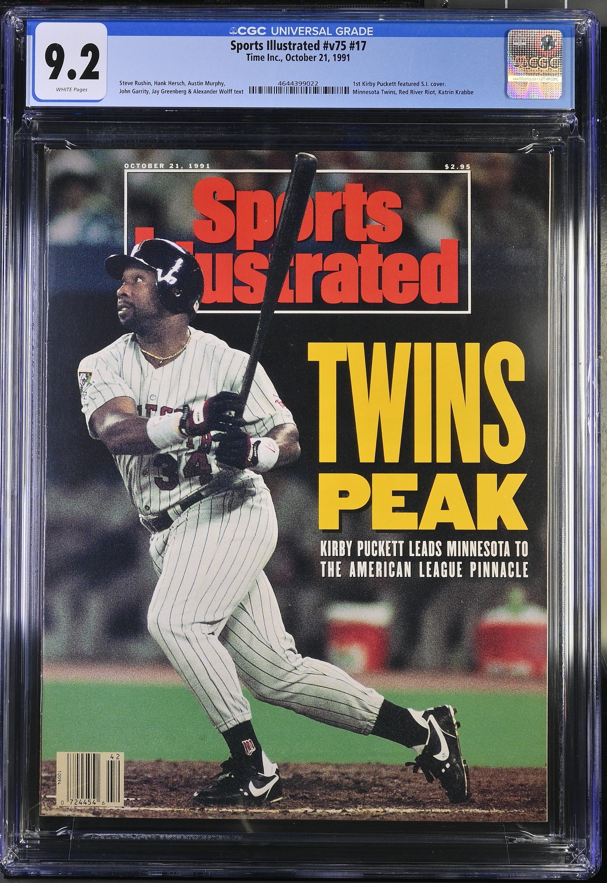 1991 Sports Illustrated 1st Cover – CGC 9.2 Newsstand