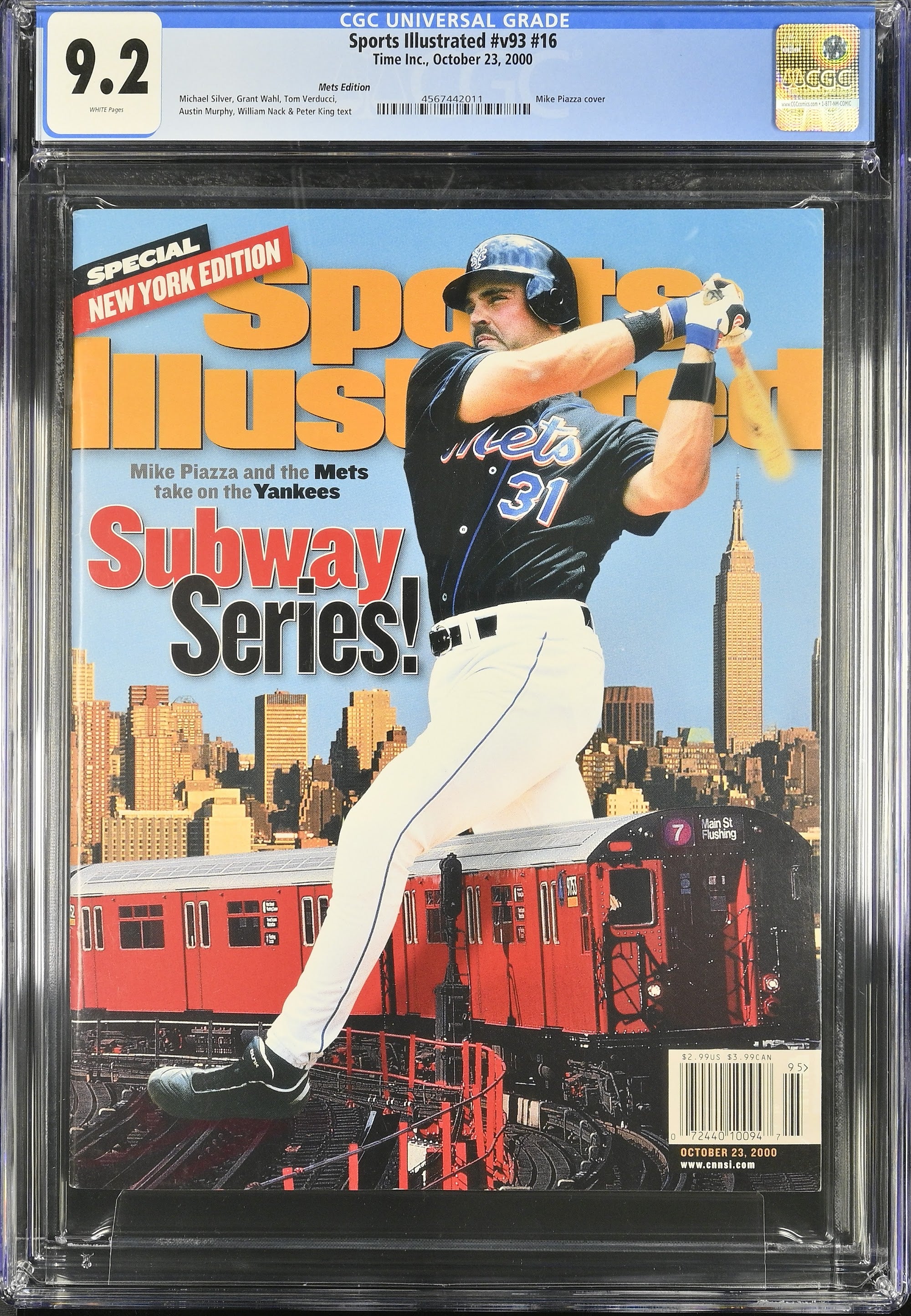 2000 Mike Piazza Sports Illustrated – CGC 9.2 Newsstand