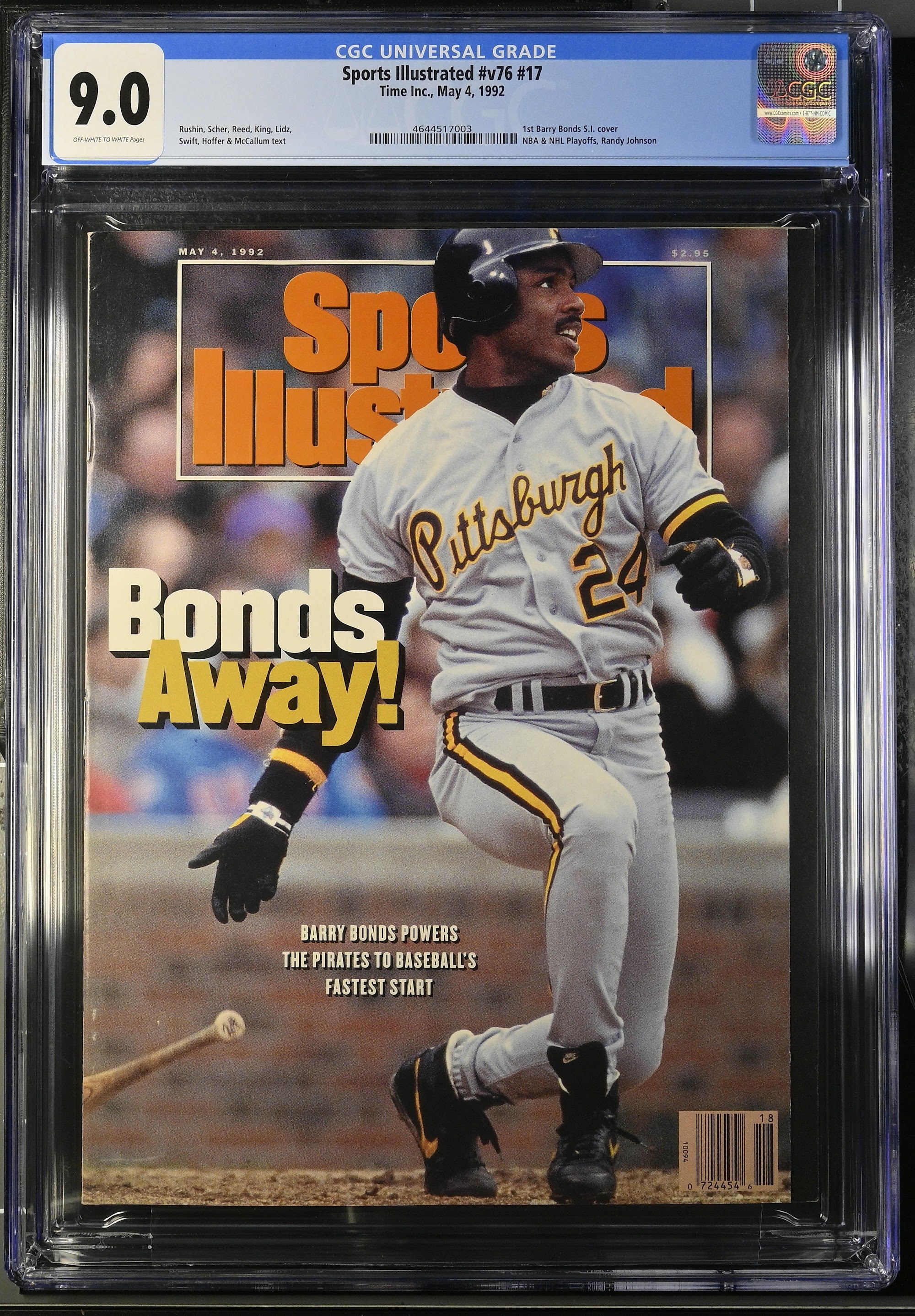 1992 Sports Illustrated 1st Cover – CGC 9 Newsstand
