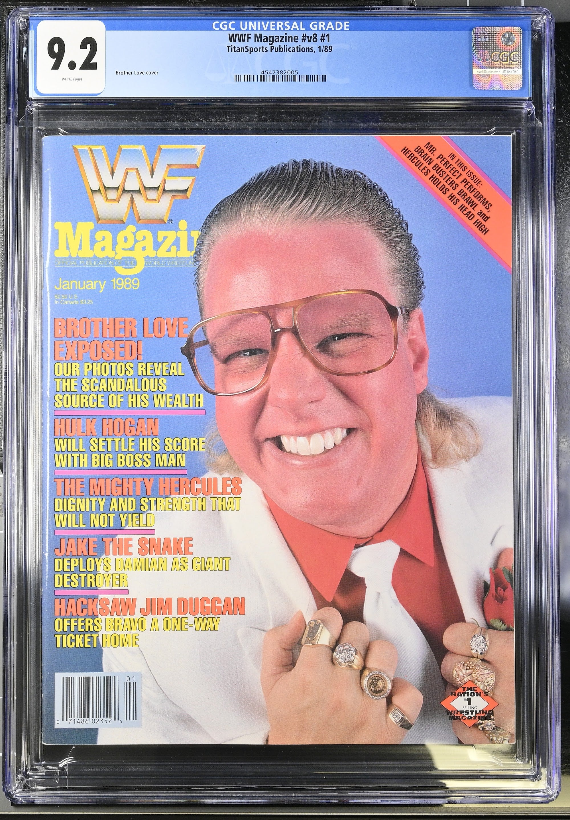 1989 WWF Magazine – CGC 9.2