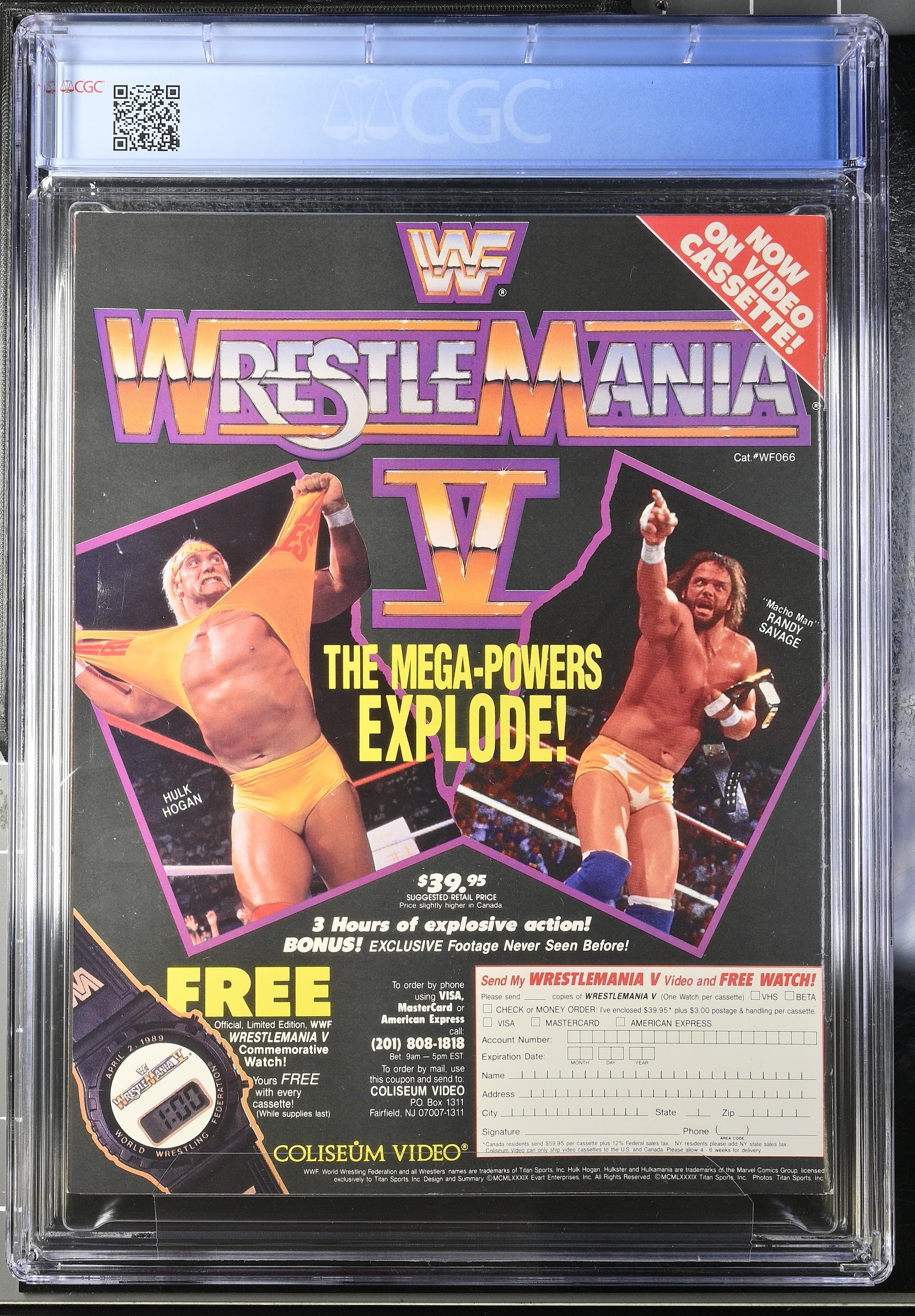 Hulk Hogan WWF Magazine – CGC 7 Newsstand