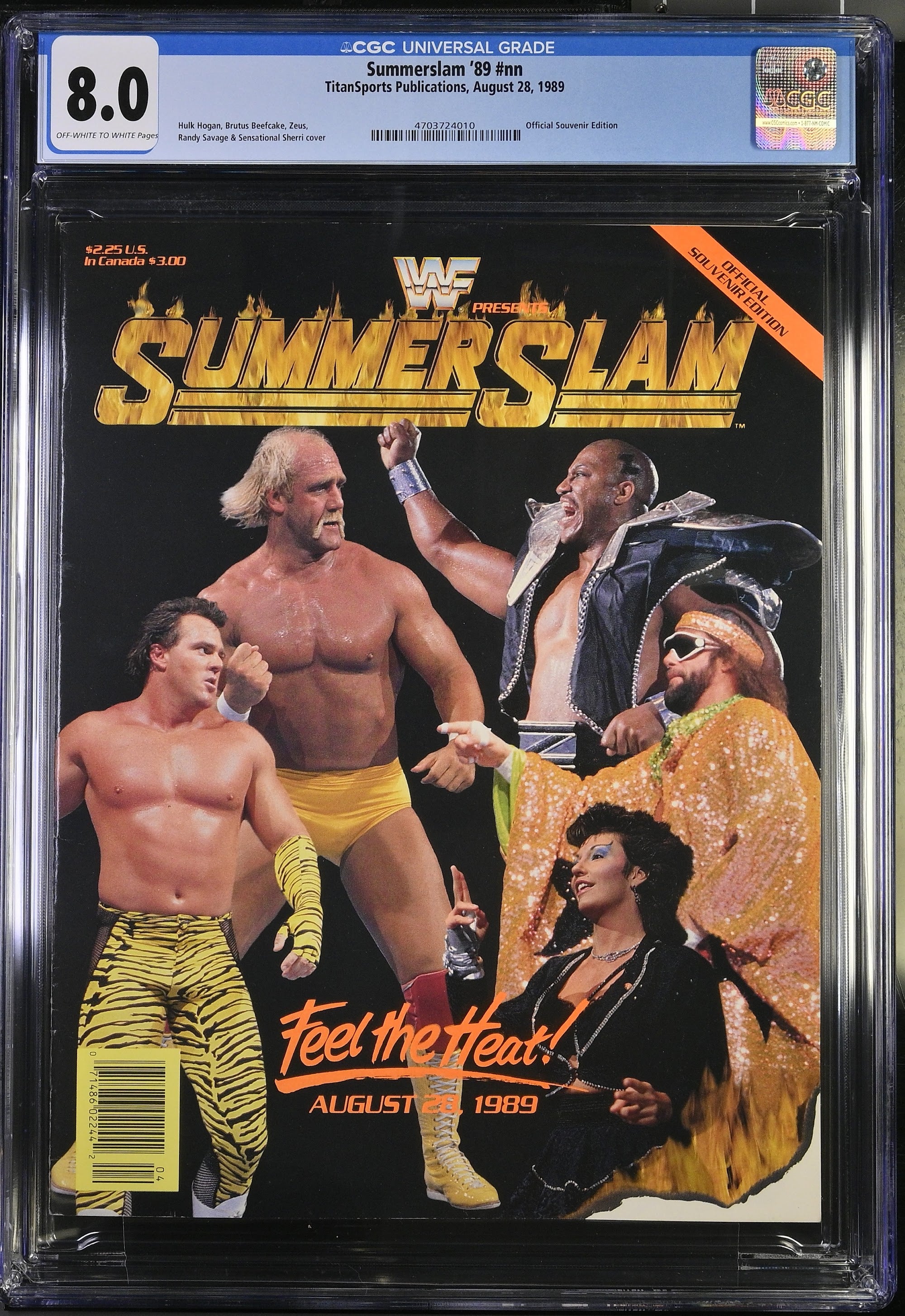 Hulk Hogan WWF Magazine – CGC 8