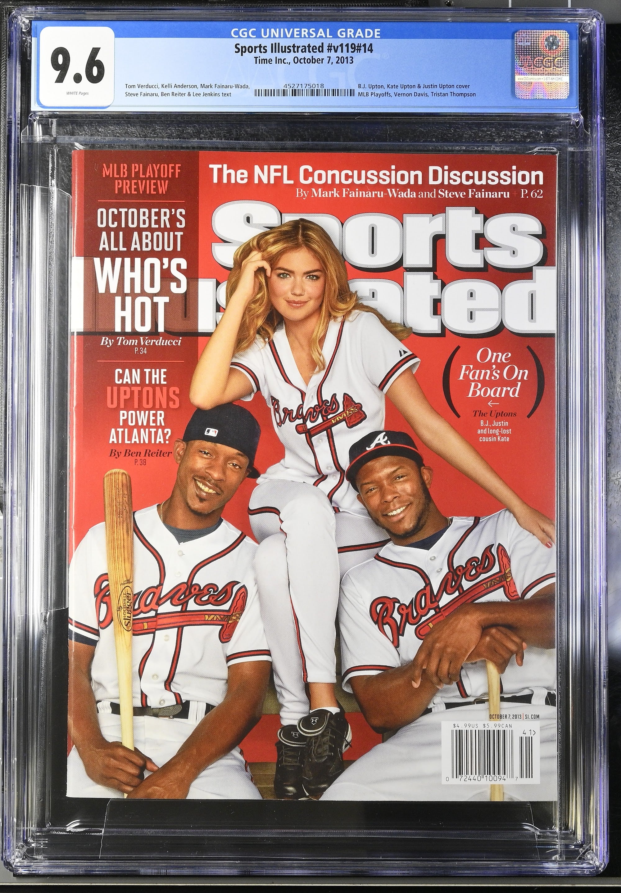 2013 Kate Upton Sports Illustrated – CGC 9.6 Newsstand
