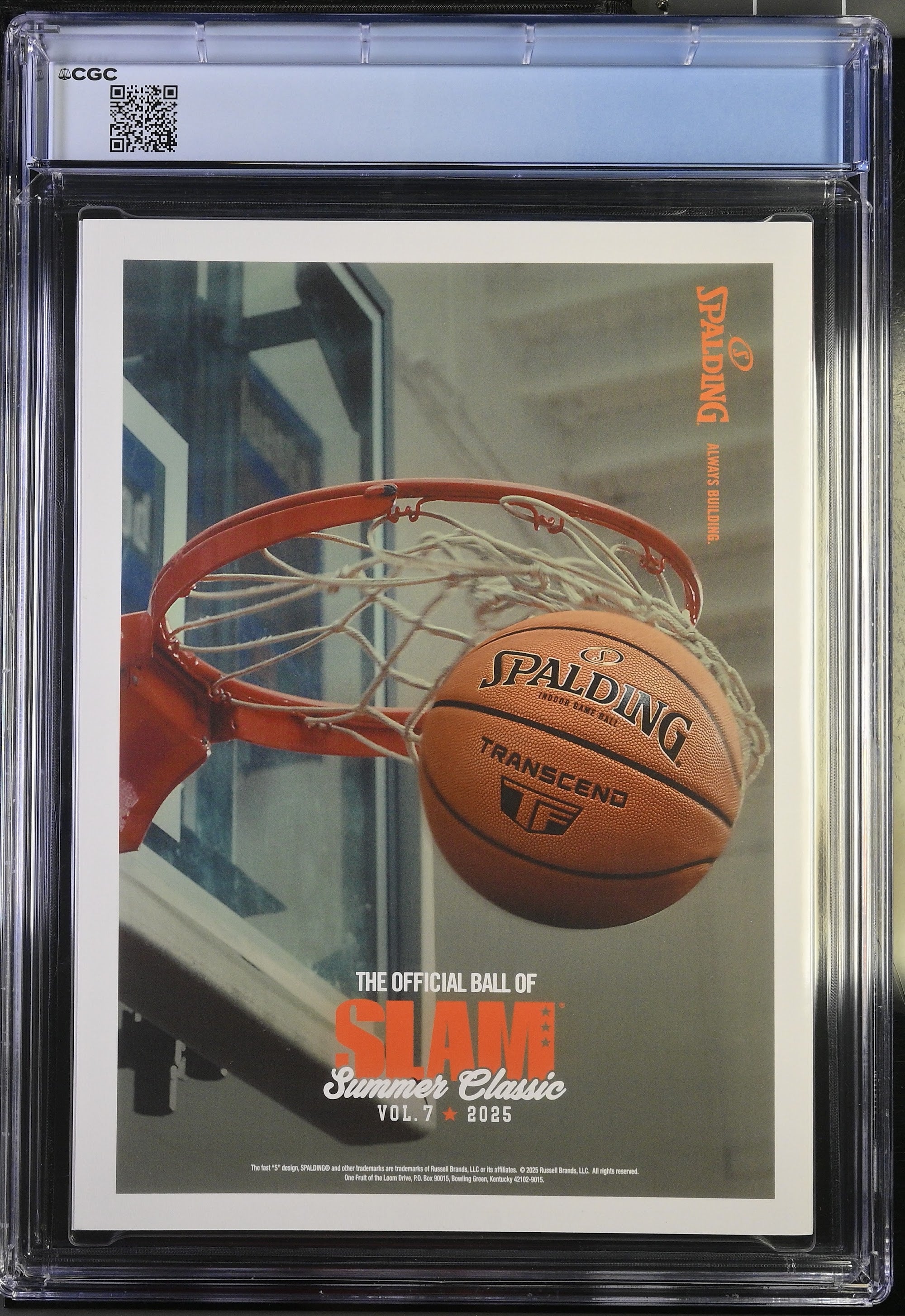 2025 Amen Thompson SLAM Gold 29 of 94 - CGC 9.8 Gold Metal Edition