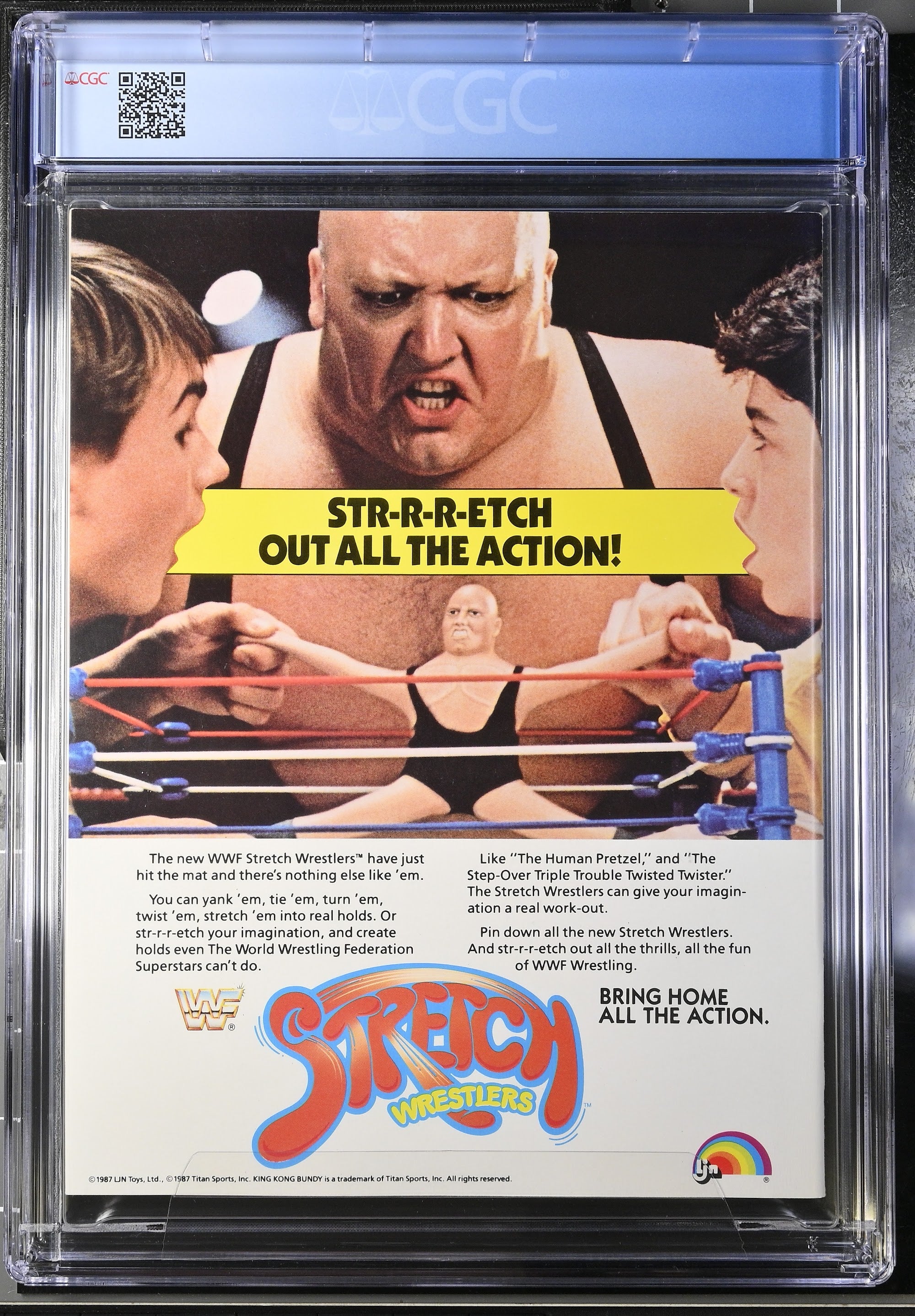 1987 WWF Magazine Top Pop – CGC 9.4 Newsstand