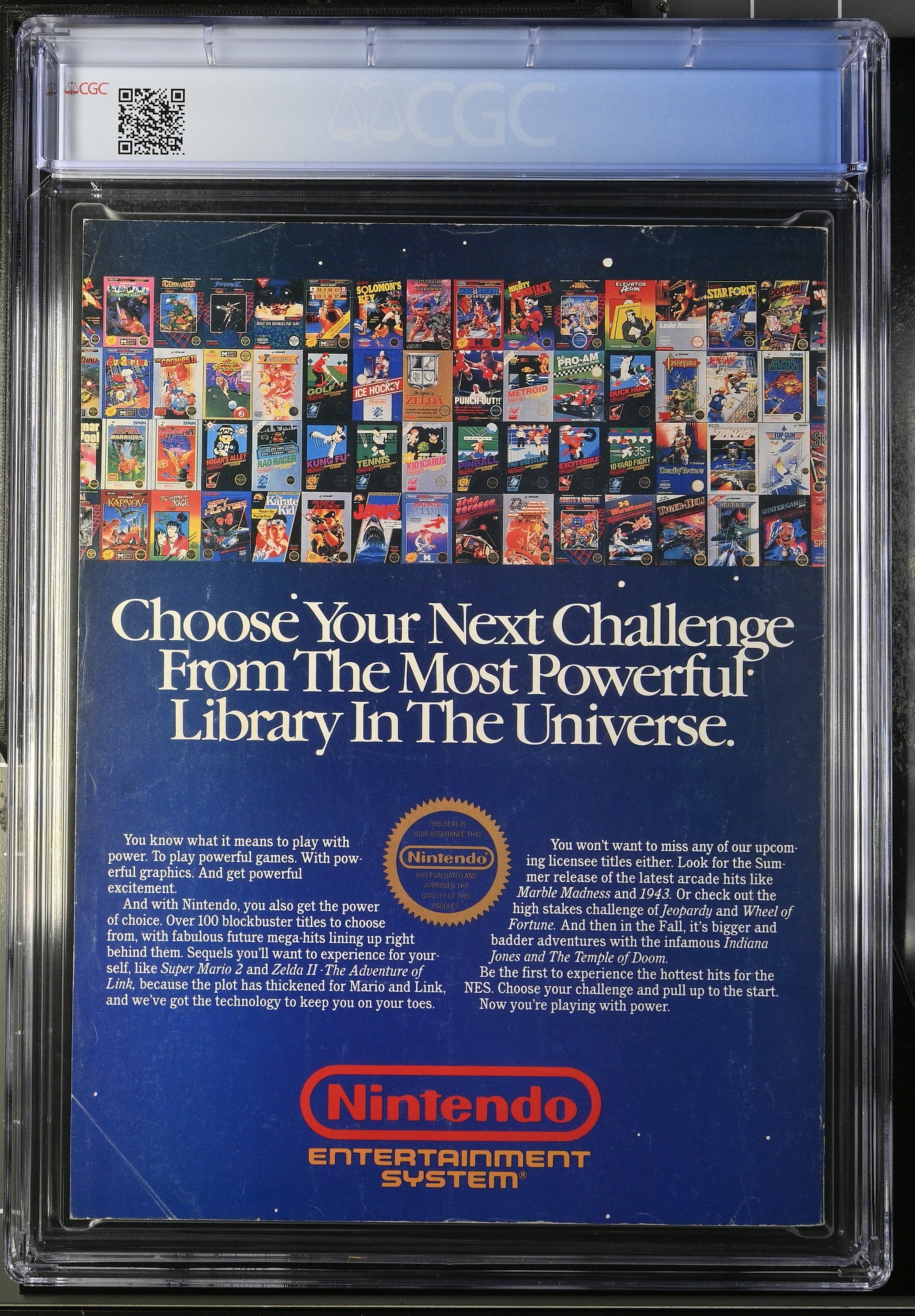 1988 Super Mario Nintendo Power – CGC 7 Newsstand